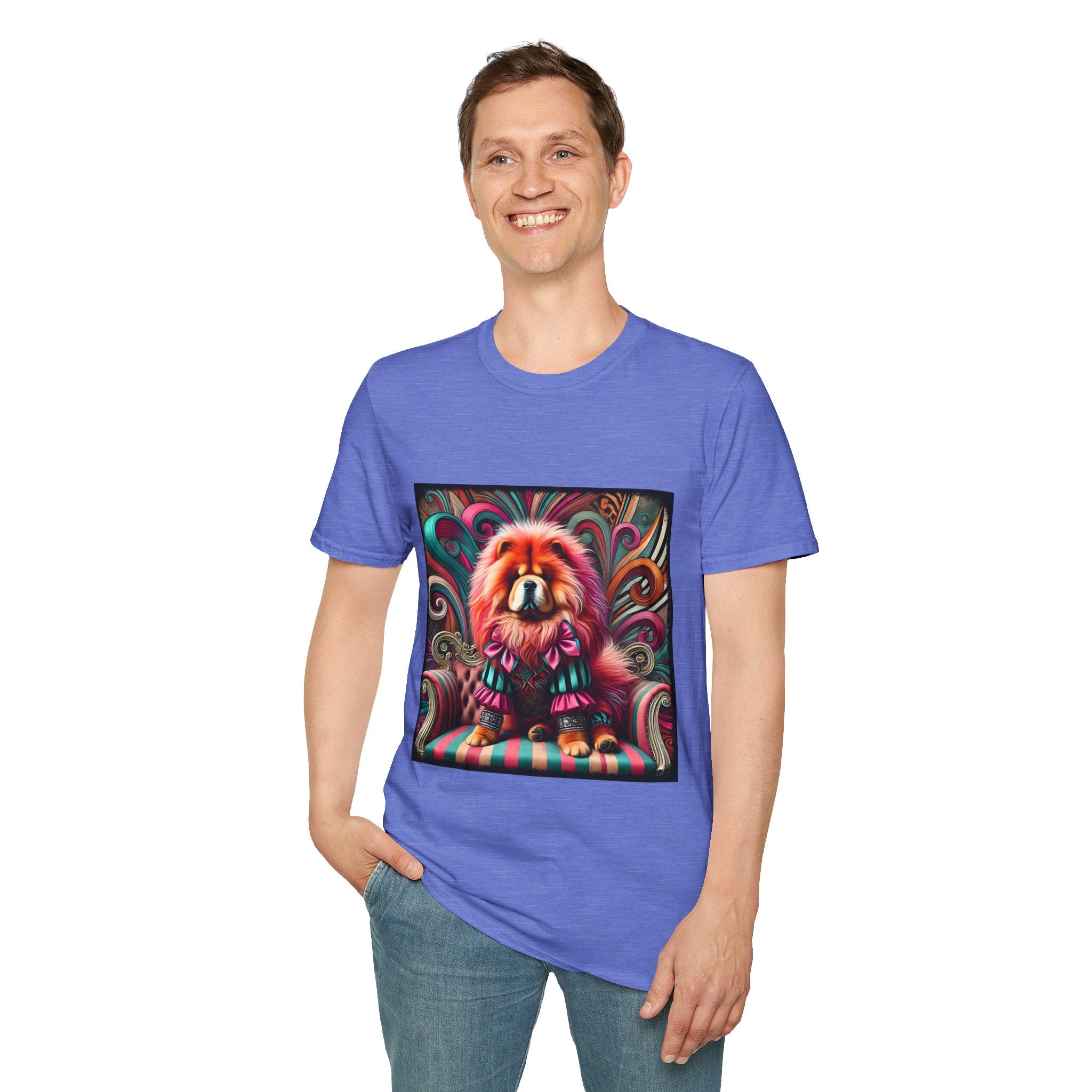 Chow Chow Pink Rocker | Unisex Dog T-Shirt