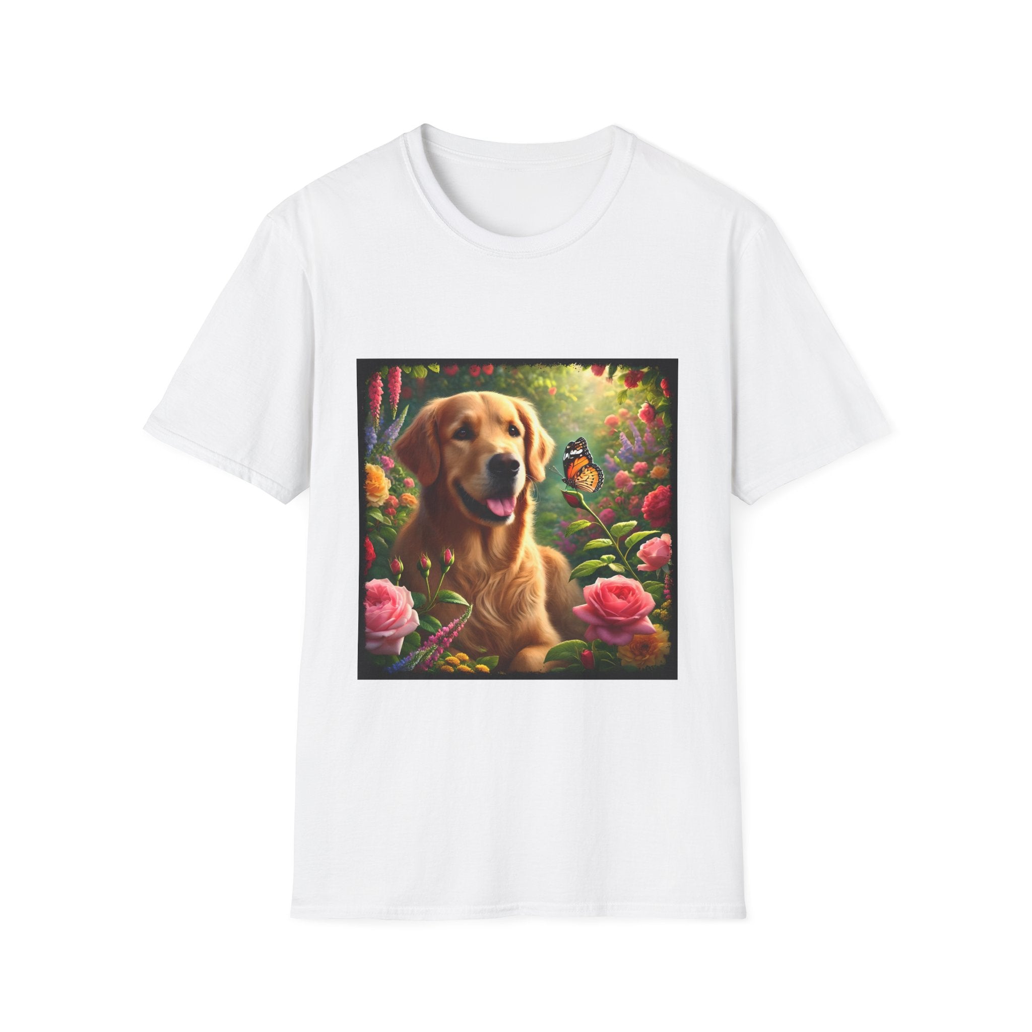Golden Retriever Shirt | Garden Party Dog Lover Tee