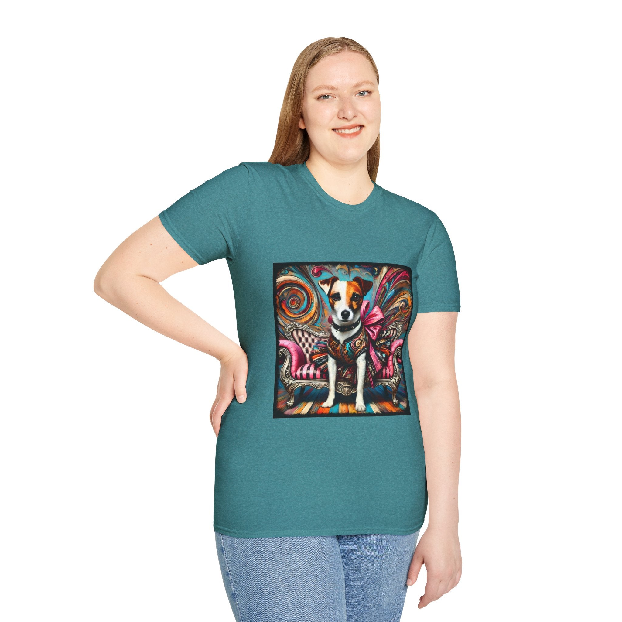 Jack Russell Terrier Chic Rocker | Unisex Dog T-Shirt