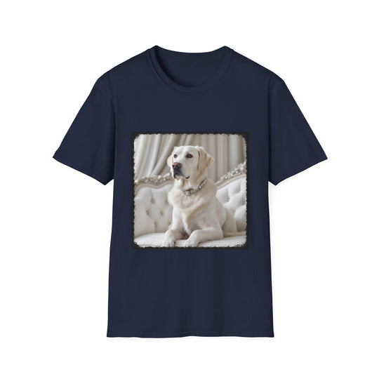 Labrador Retriever Diamond Mood design dog lover unisex t-shirt in navy