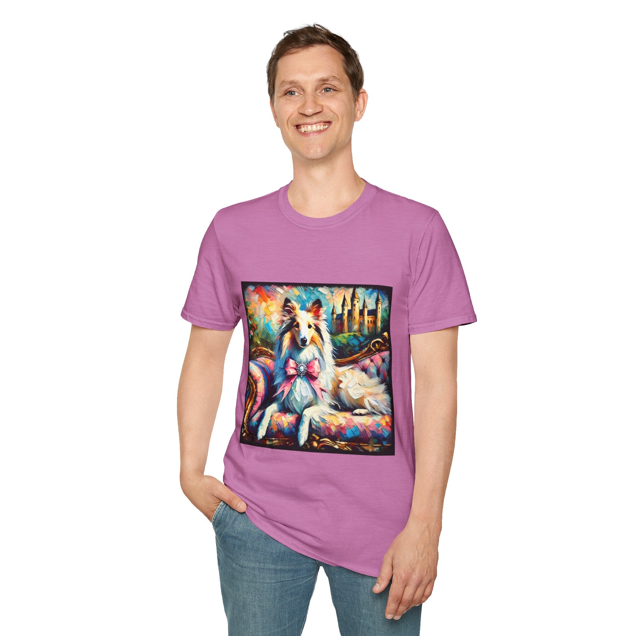 Collie Diamond Princess Classic | Unisex Dog T-Shirt