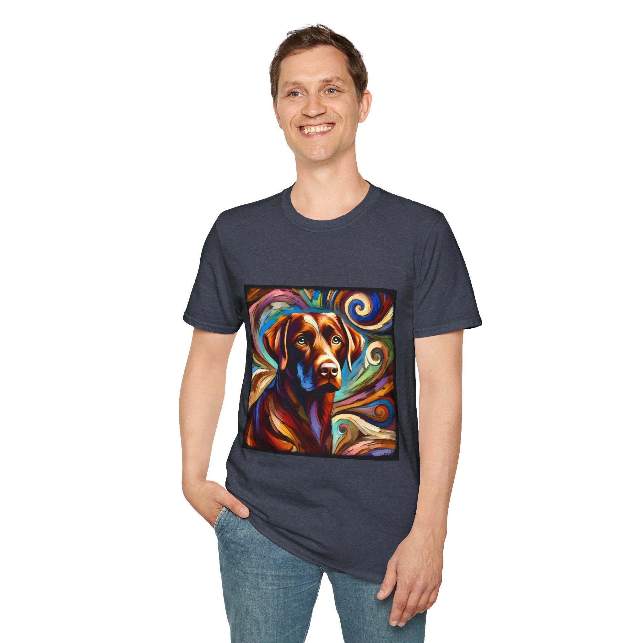 Labrador Retriever Bold Swirl | Unisex Dog T-Shirt