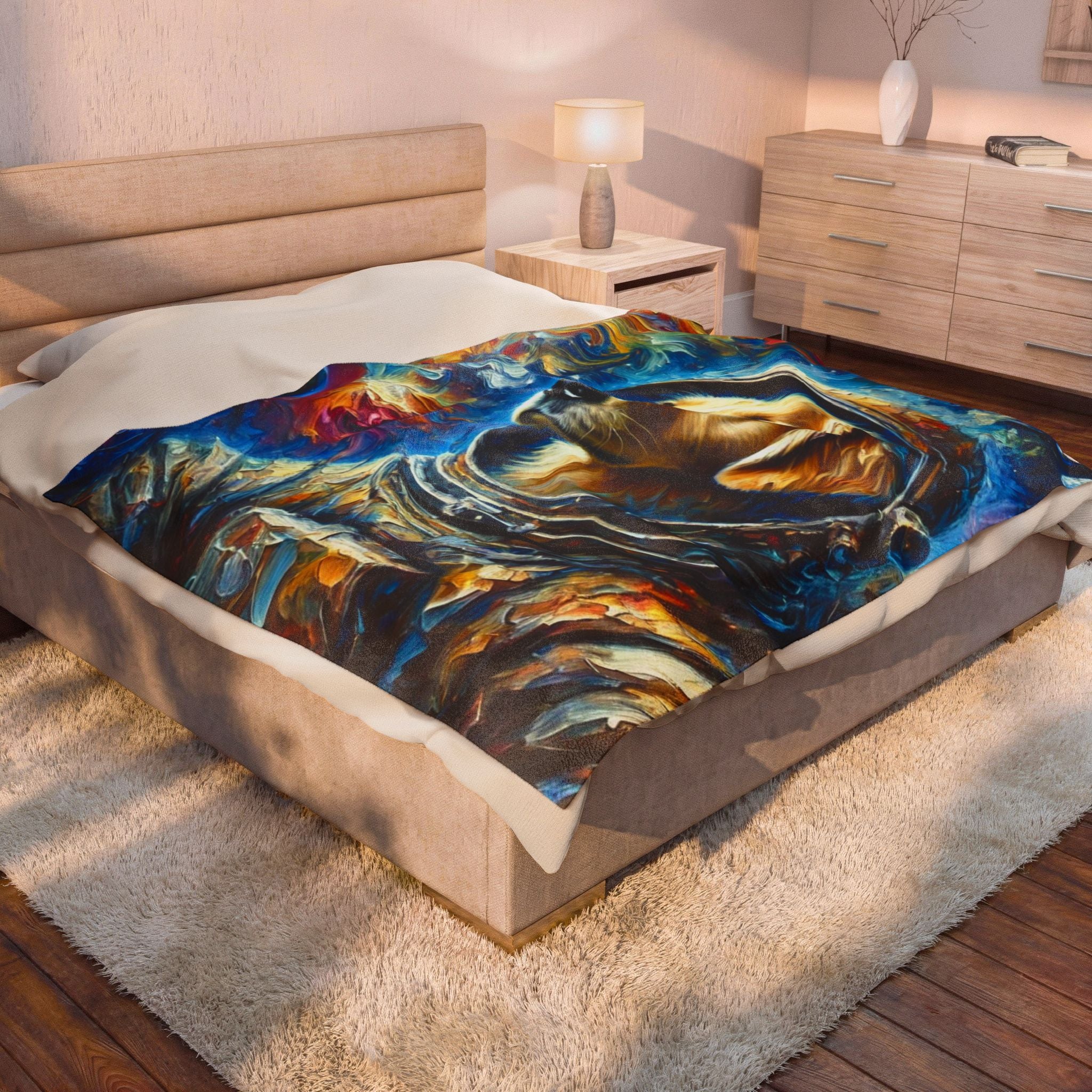 Golden Retriever Blanket | Space Pup Dog Lover Gift