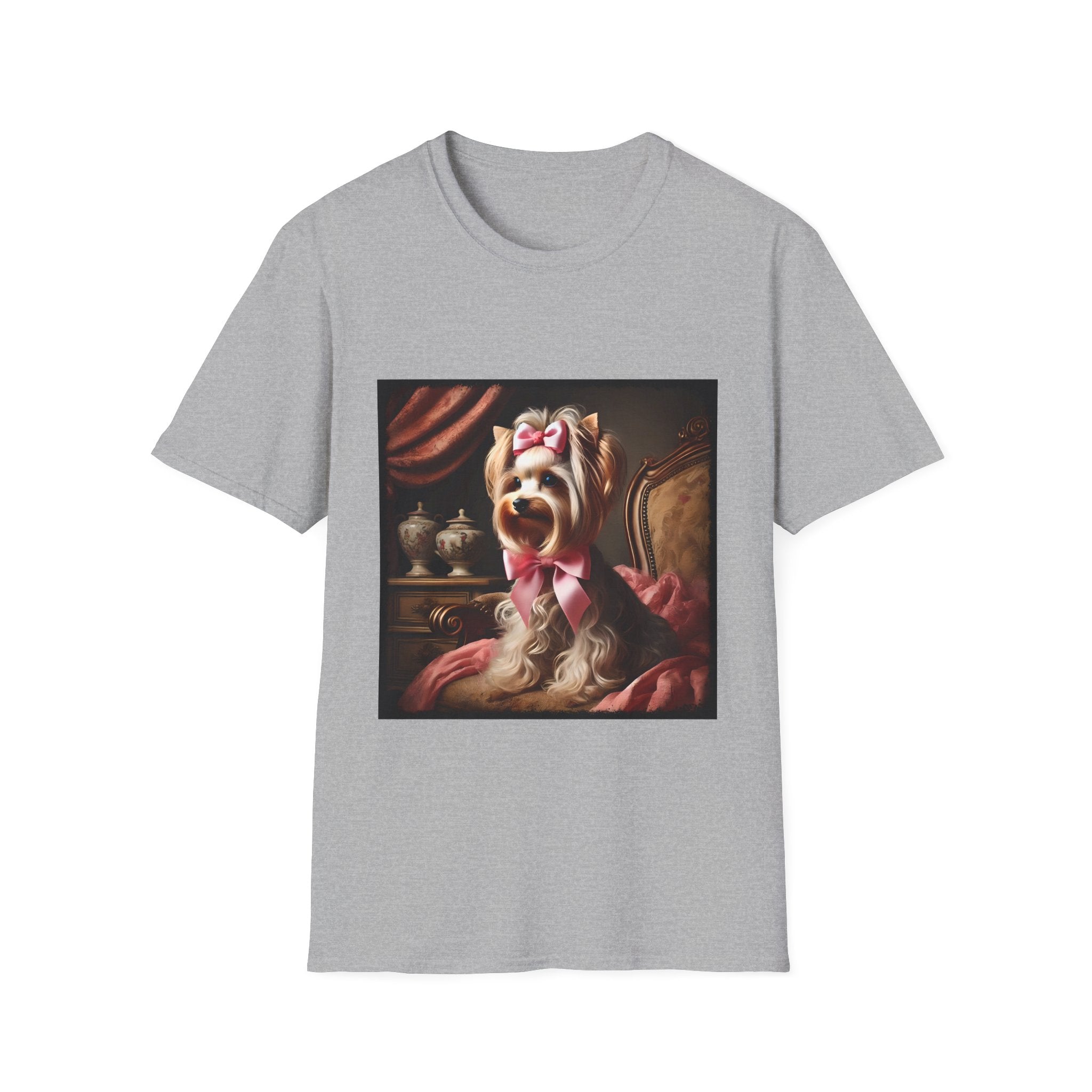Yorkshire Terrier Pink Bow Princess | Unisex Dog T-Shirt