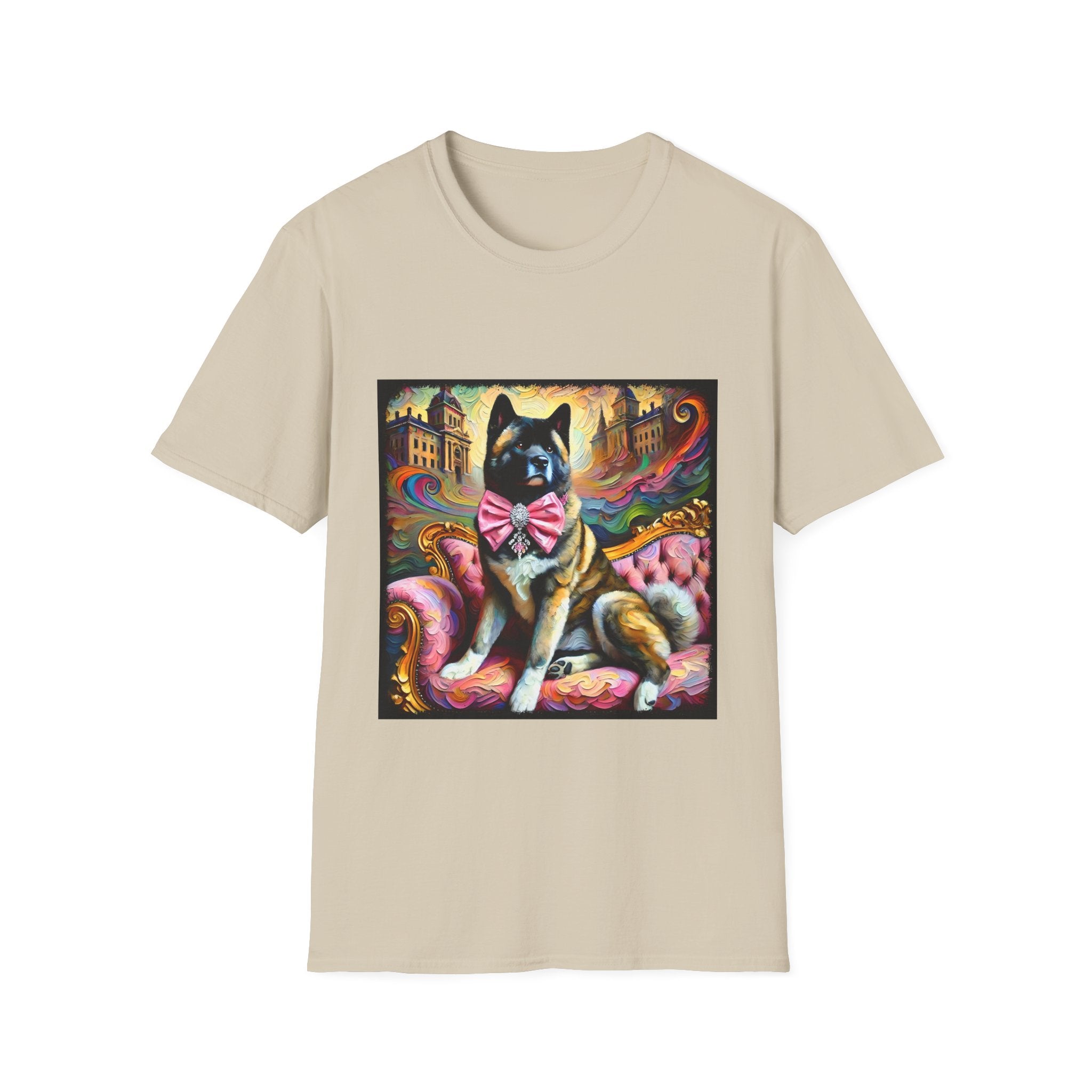 Akita Shirt | Diamond Bow Classic Dog Lover Tee