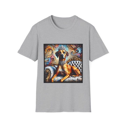 Rhodesian Ridgeback Diamond Classic design dog lover unisex t-shirt in sport grey