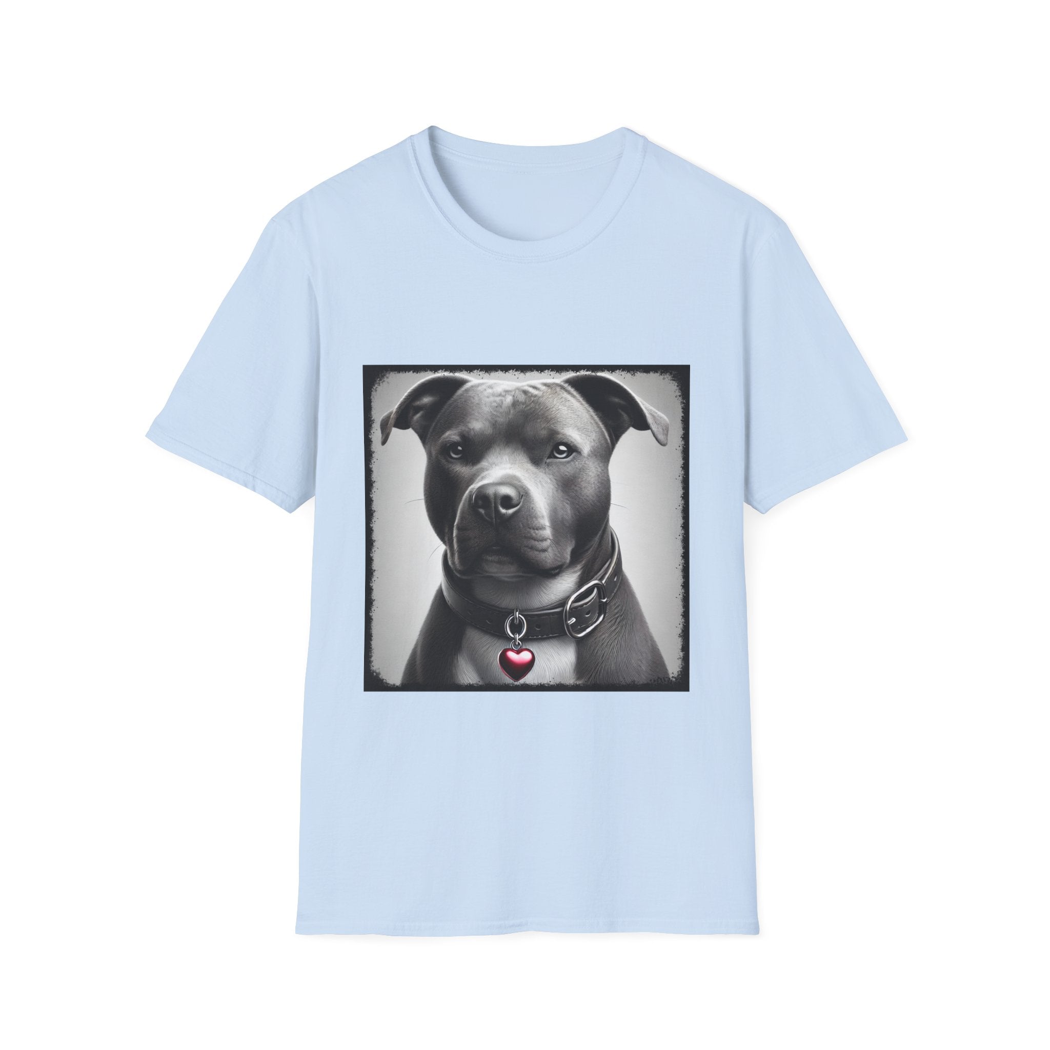 American Pit Bull Terrier Shirt | Heart Charm Dog Lover Tee