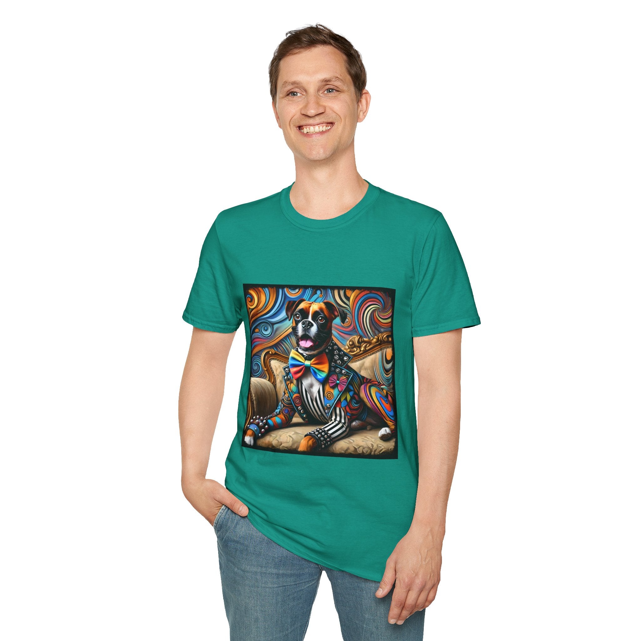Boxer Vivid Rocker | Unisex Dog T-Shirt