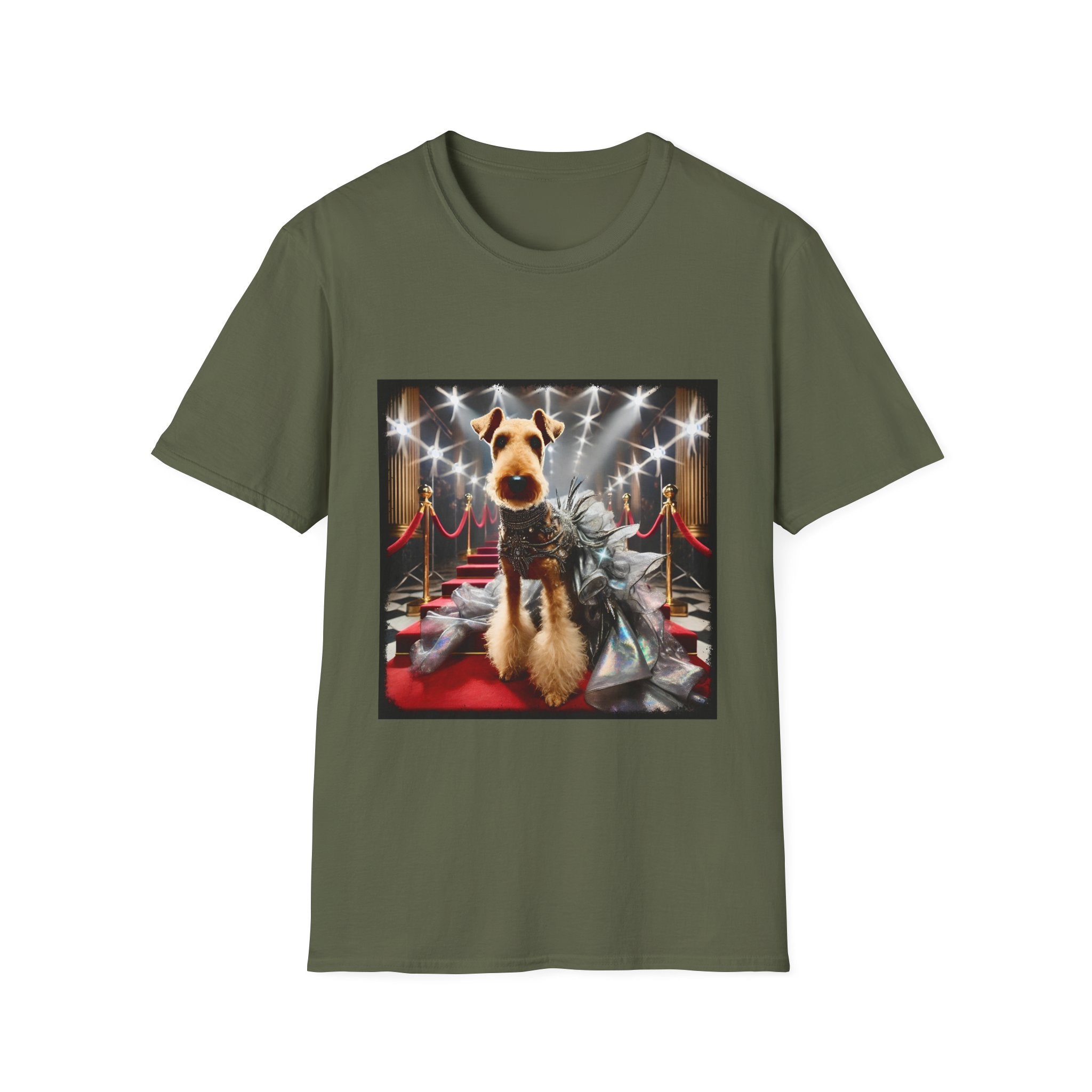 Airedale Terrier Shirt | Glam Gal Dog Lover Tee