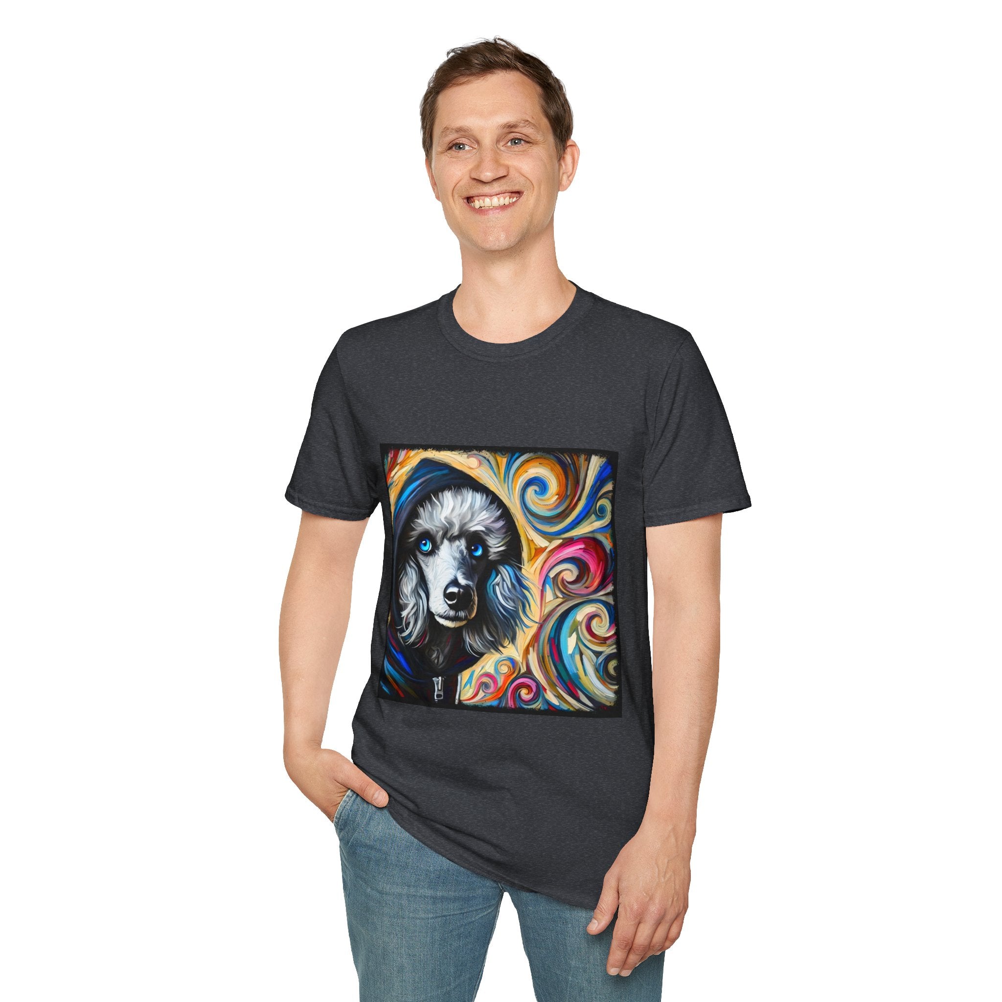 Poodle Relaxed Swirl | Unisex Dog T-Shirt