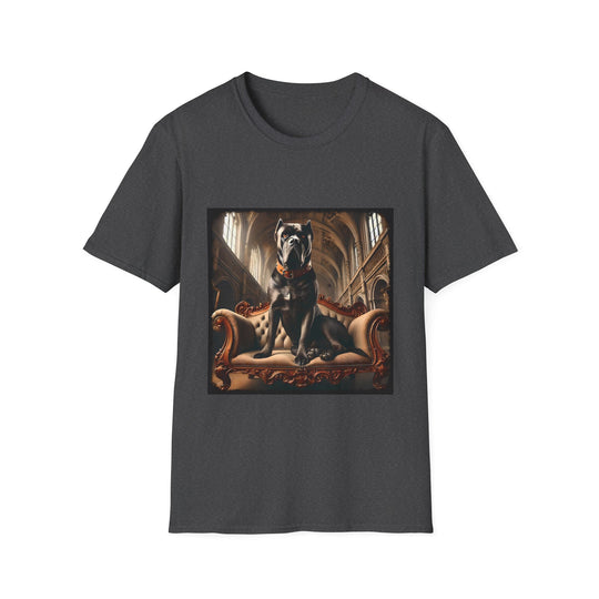 Cane Corso Royal Prince design dog lover unisex t-shirt in dark heather