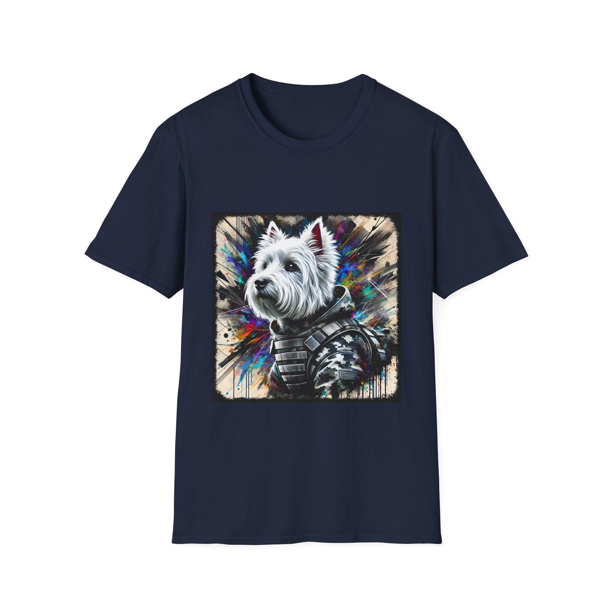 West Highland White Terrier Bold Camo Classic | Unisex Dog T-Shirt