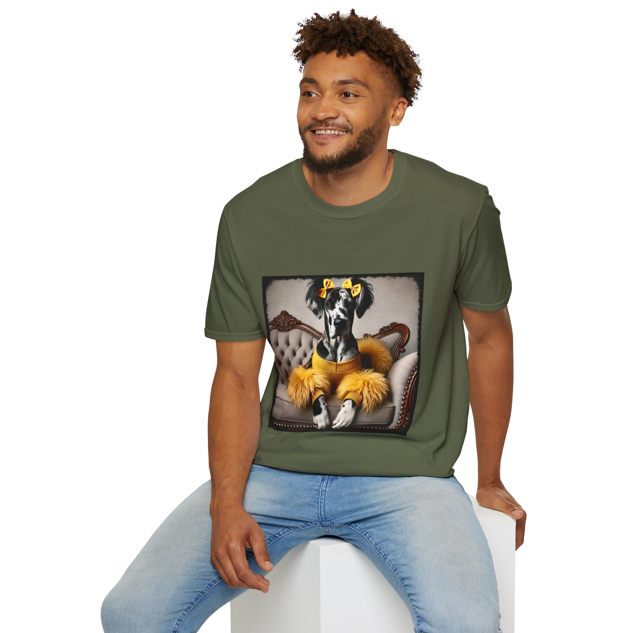 Great Dane Glamour Belle | Unisex Dog T-Shirt