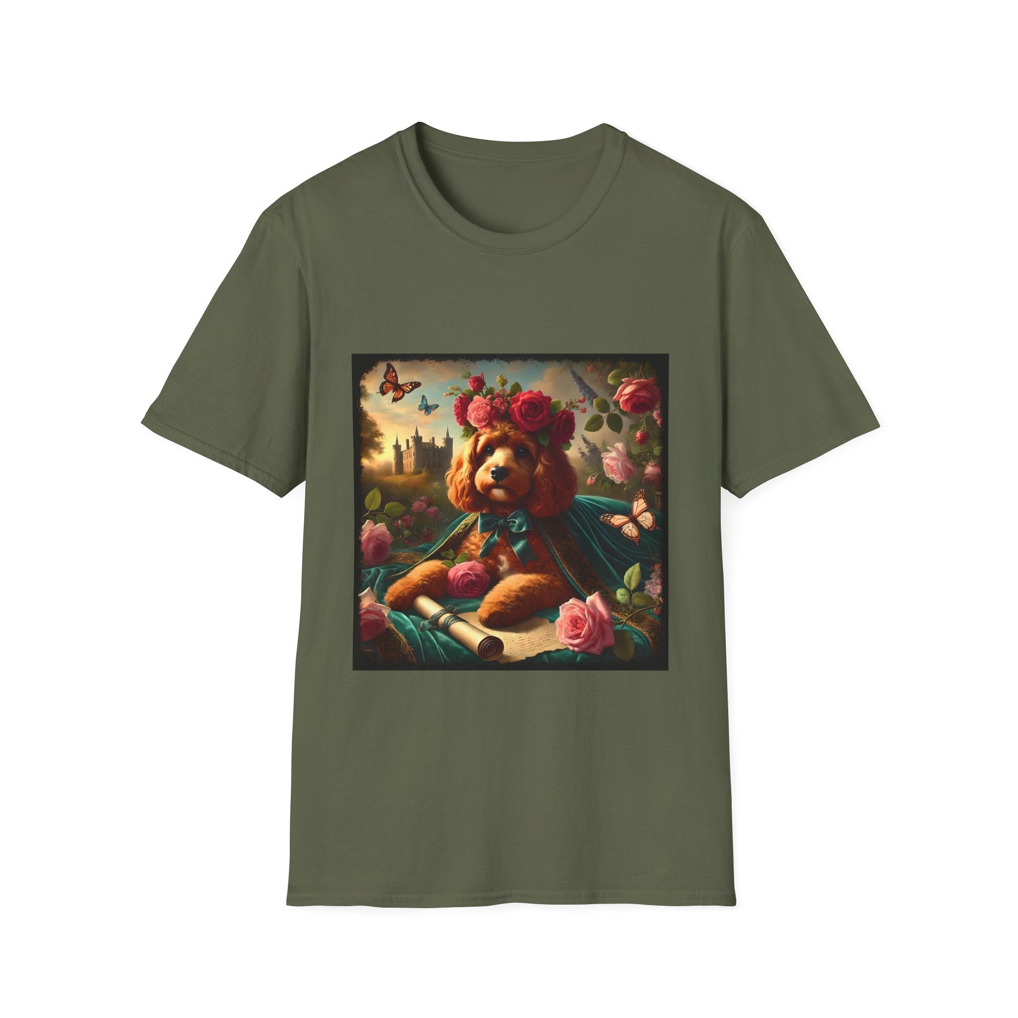 Cavapoo Botanical Beauty | Unisex Dog T-Shirt