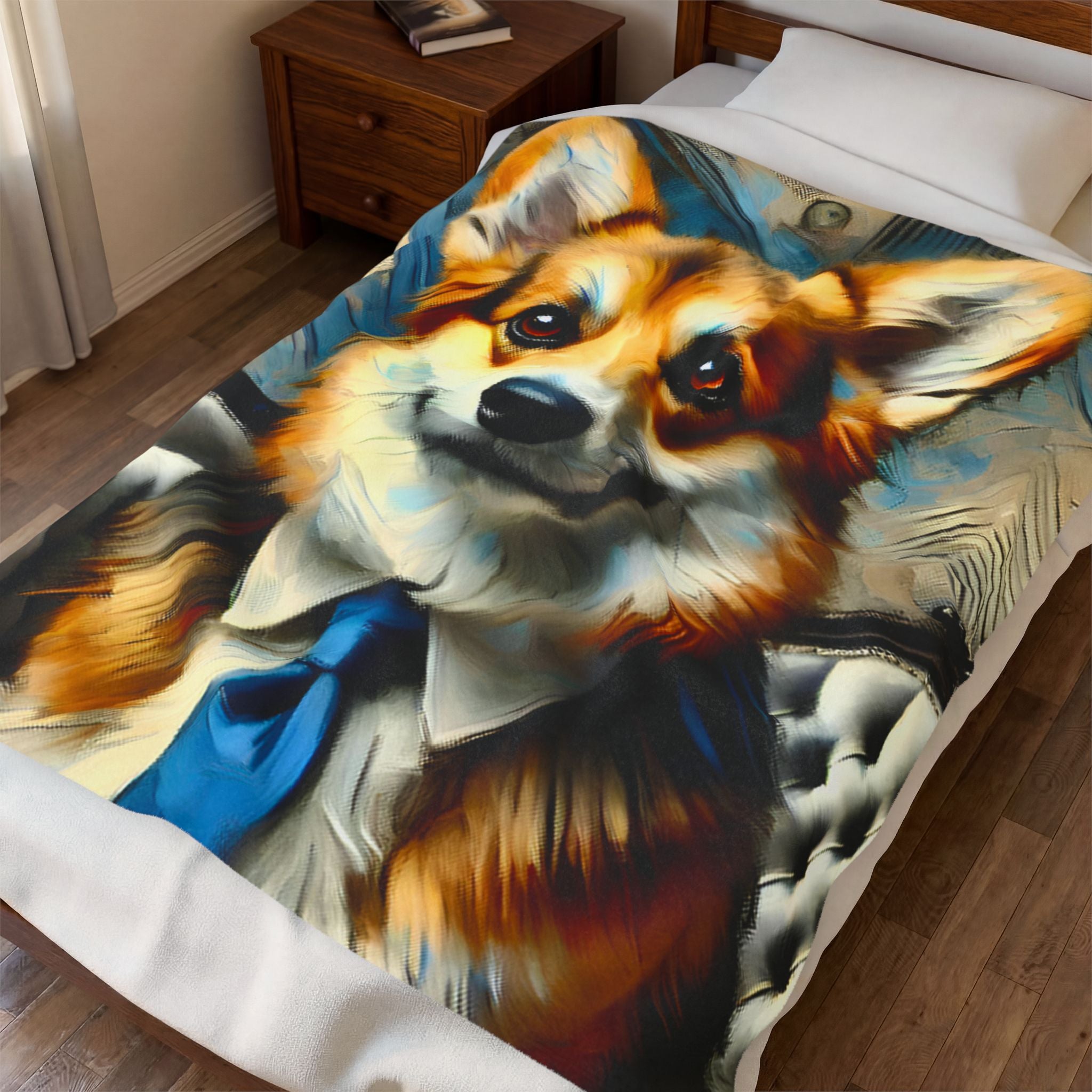Pembroke Welsh Corgi Blanket | Classic Gent Dog Lover Gift