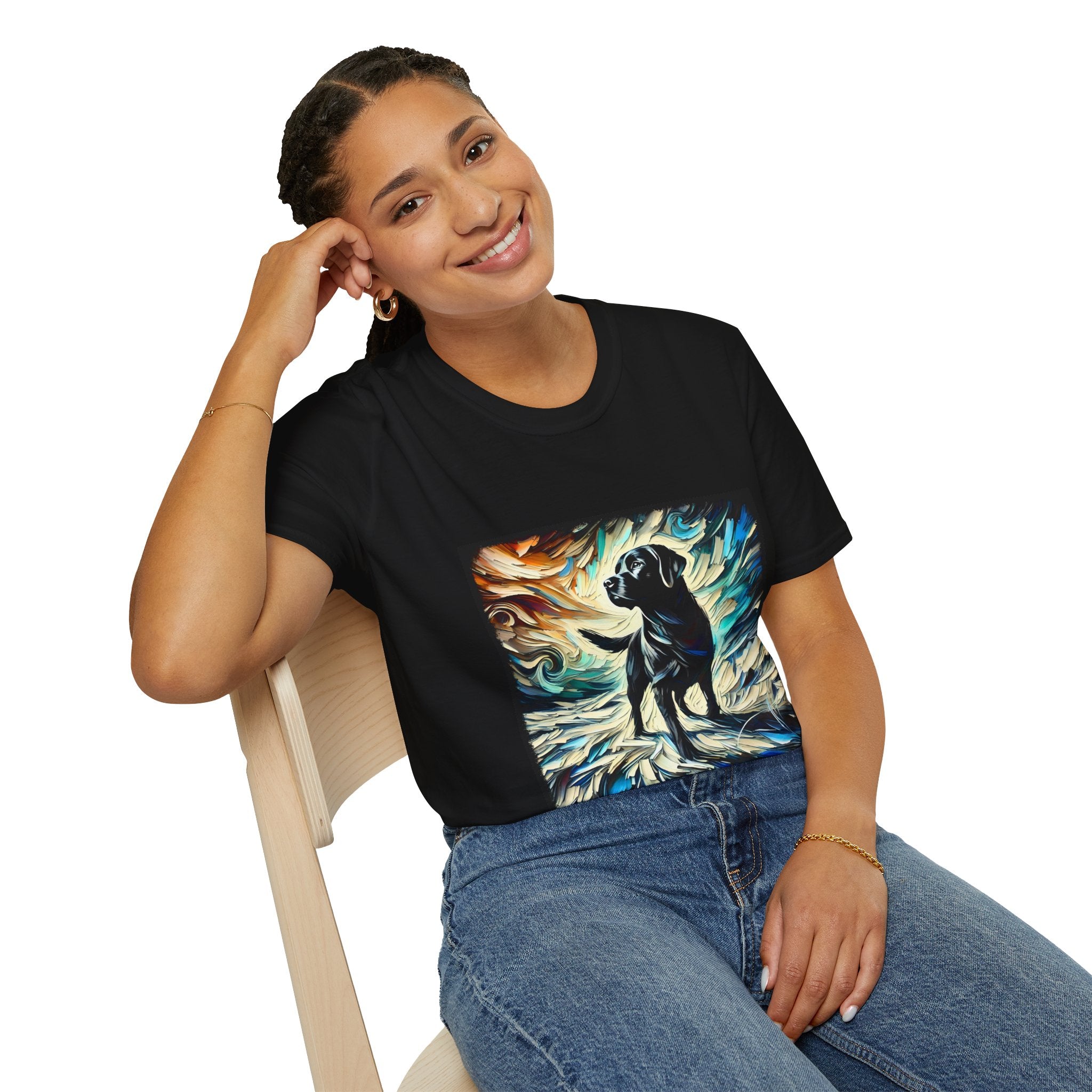Labrador Retriever Snow Swirl | Unisex Dog T-Shirt