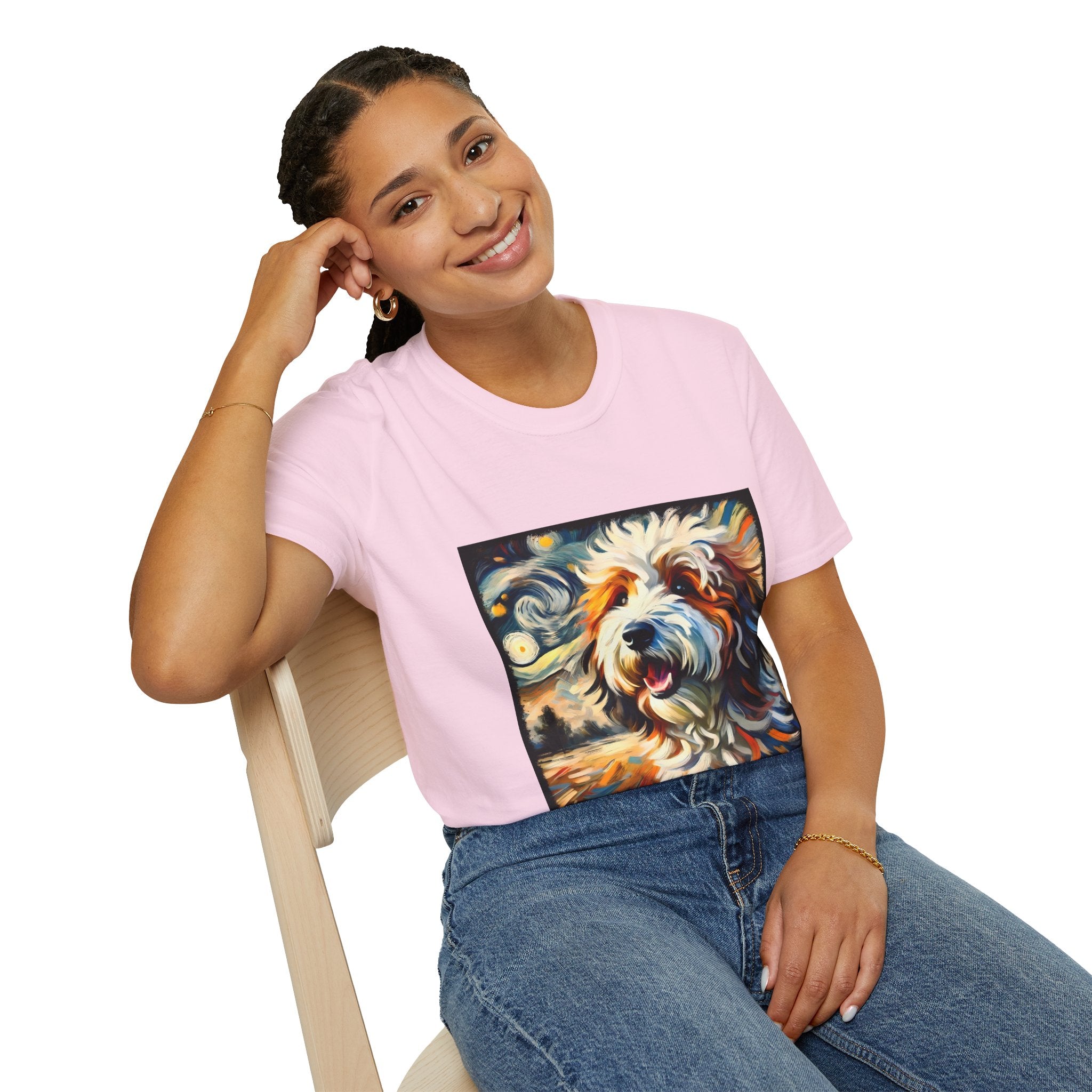 Bernedoodle Vivid Swirl | Unisex Dog T-Shirt