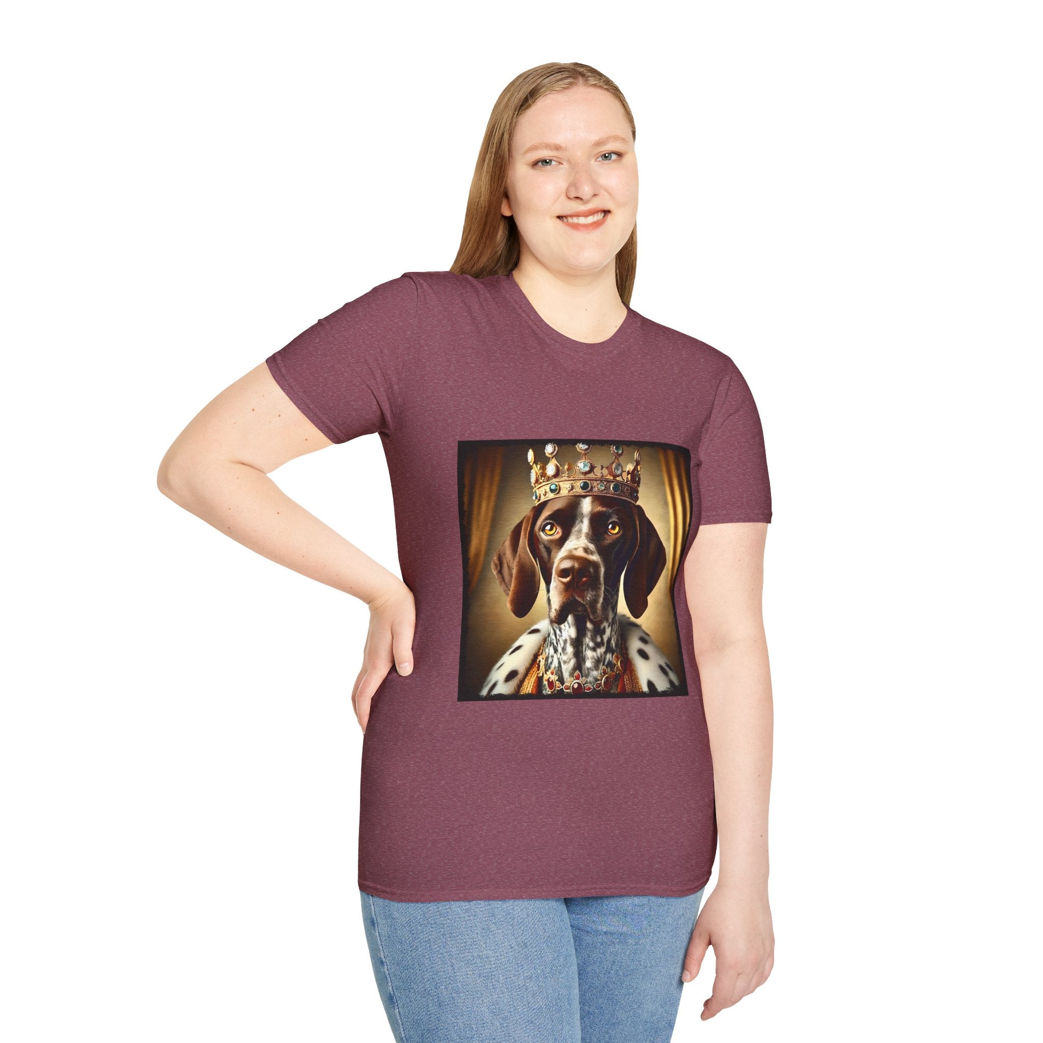 German Shorthaired Pointer Royal Icon | Unisex Dog T-Shirt