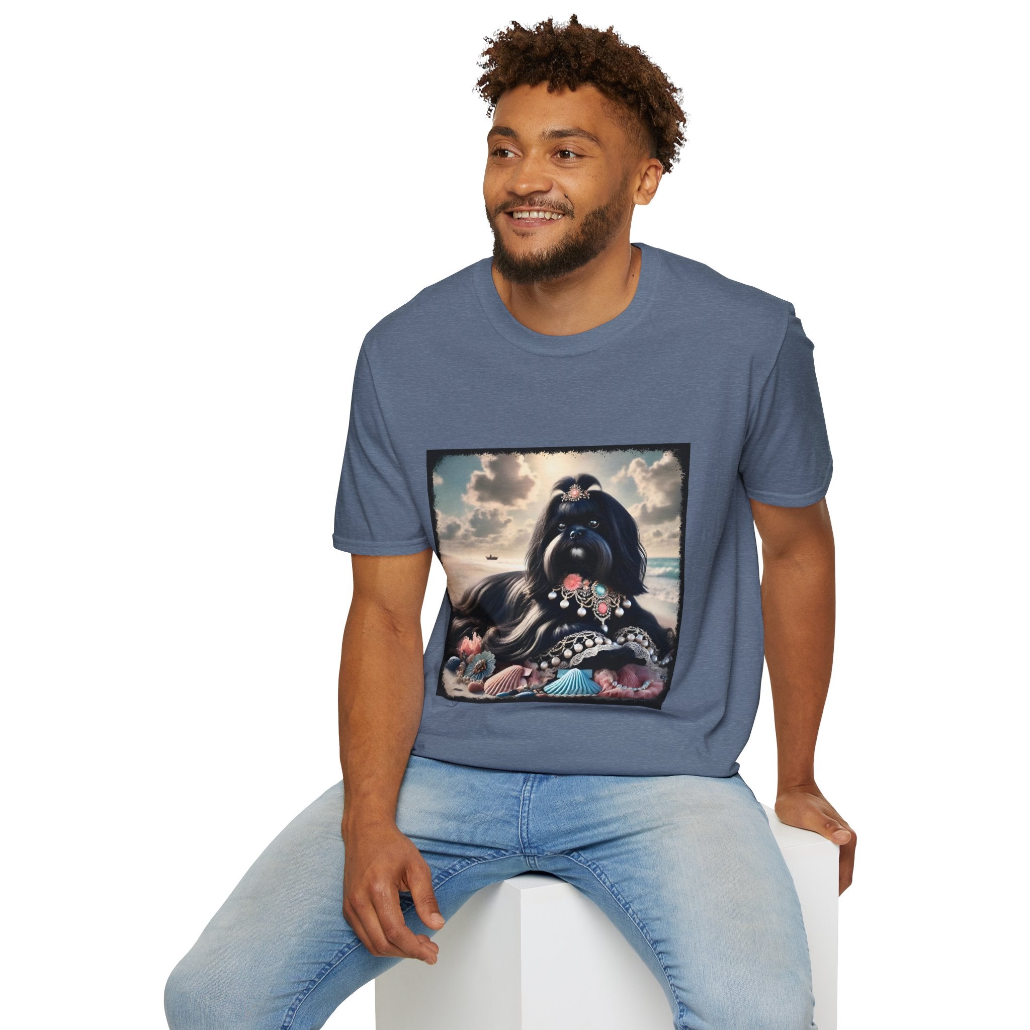 Shih Tzu Shell Chic | Unisex Dog T-Shirt