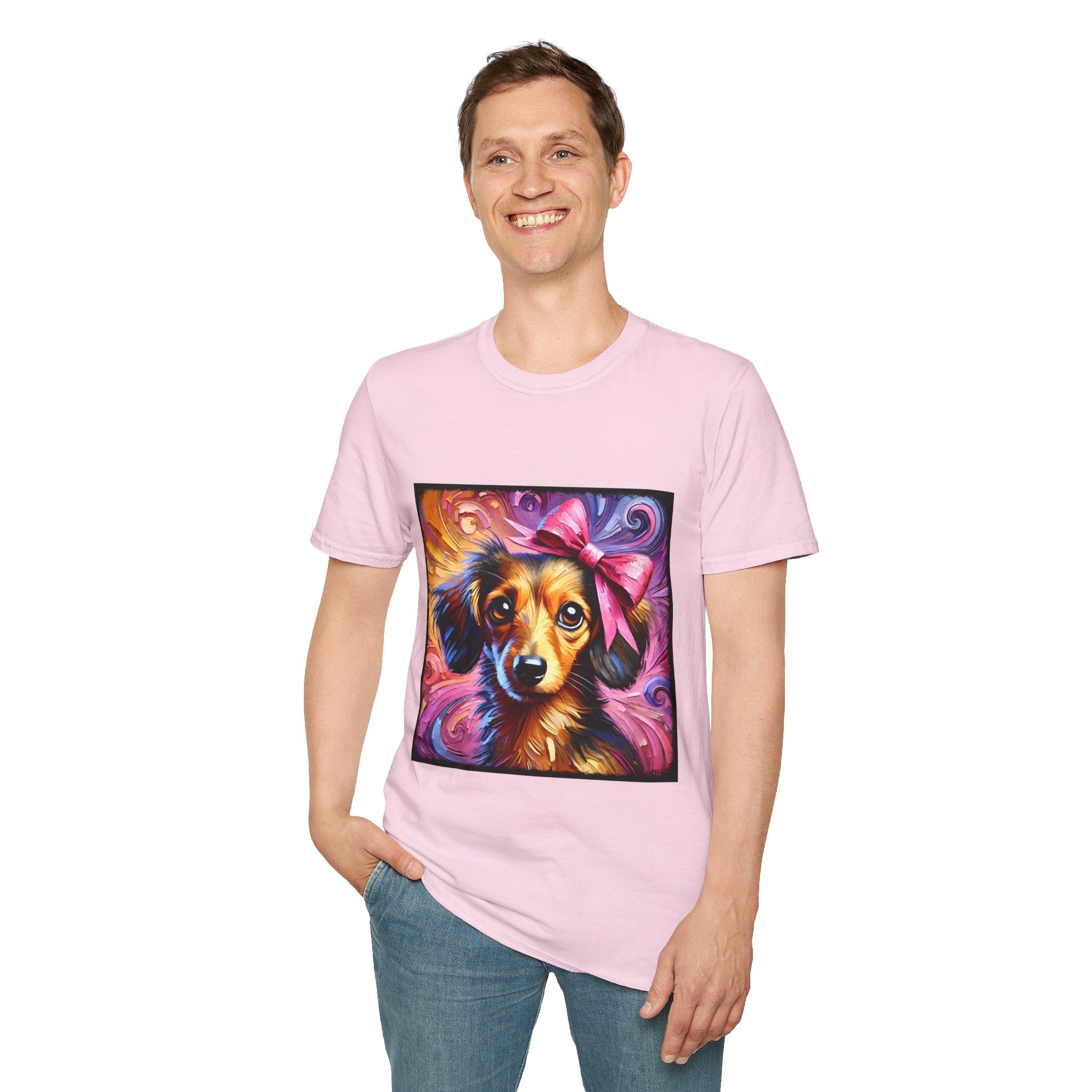 Dachshund Beautiful Swirl | Unisex Dog T-Shirt
