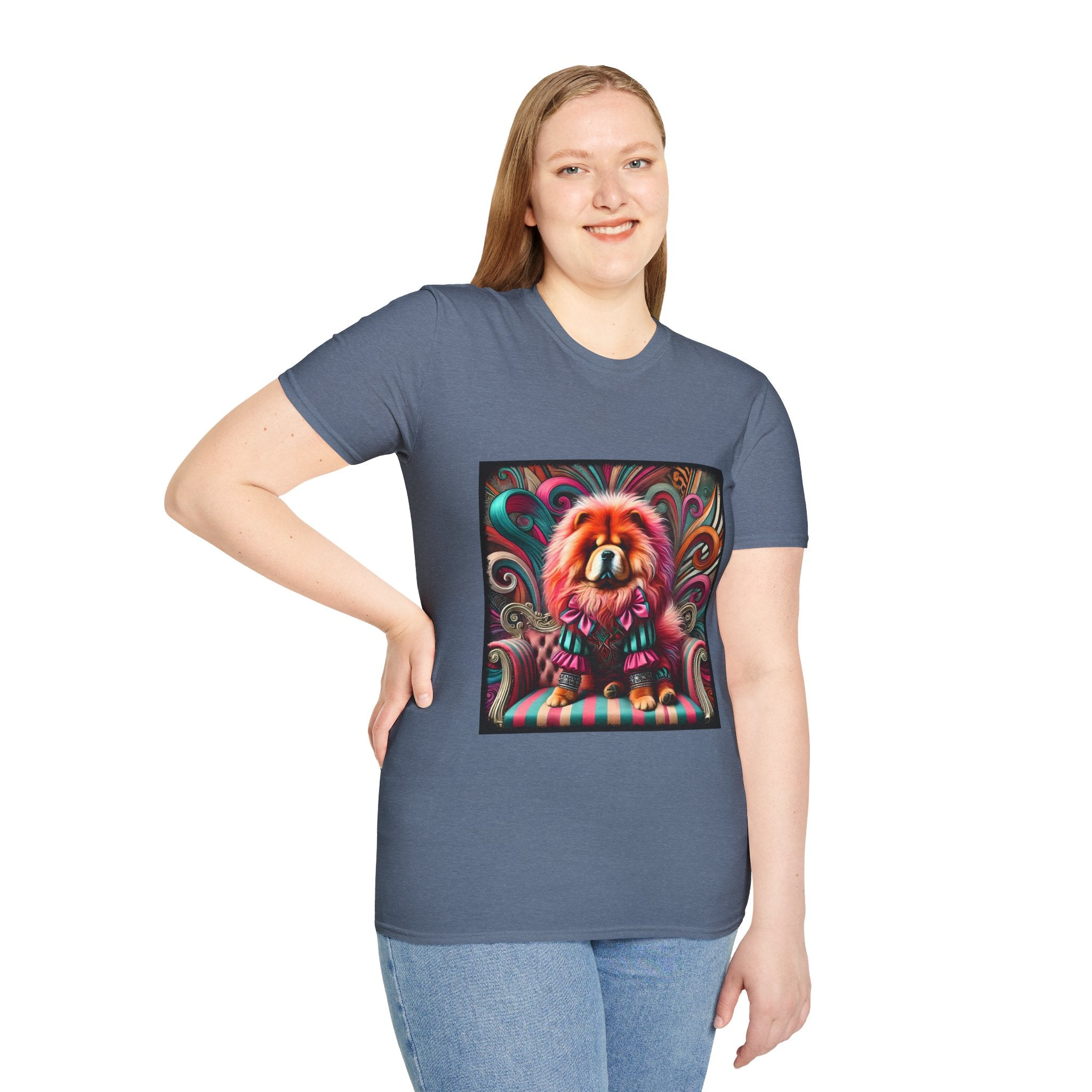 Chow Chow Pink Rocker | Unisex Dog T-Shirt