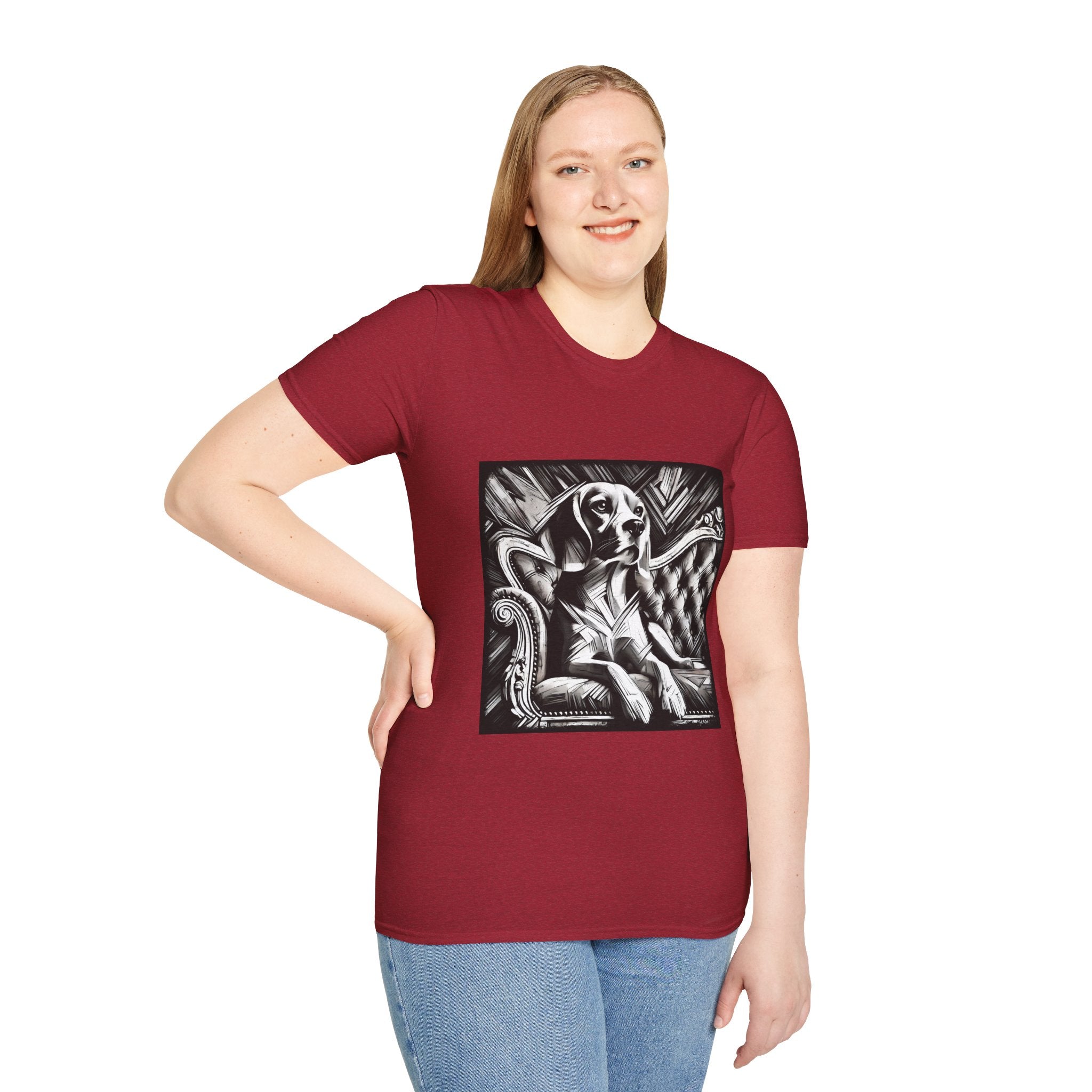 Beagle B&W Bold | Unisex Dog T-Shirt