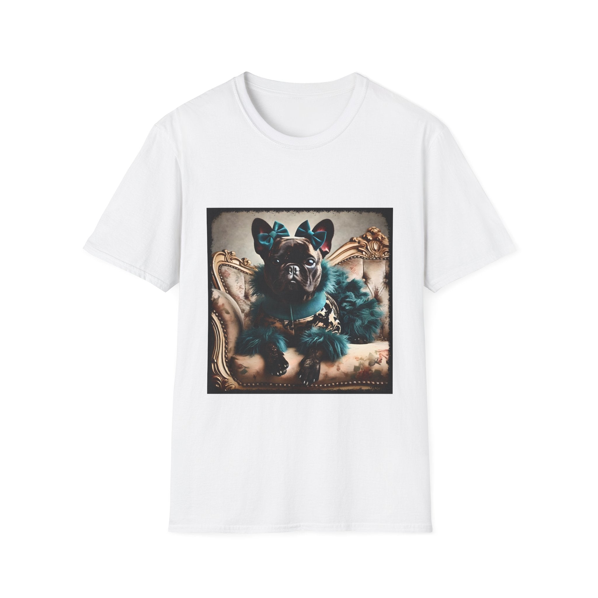 French Bulldog Shirt | Faux Fur Fashionista Dog Lover Tee