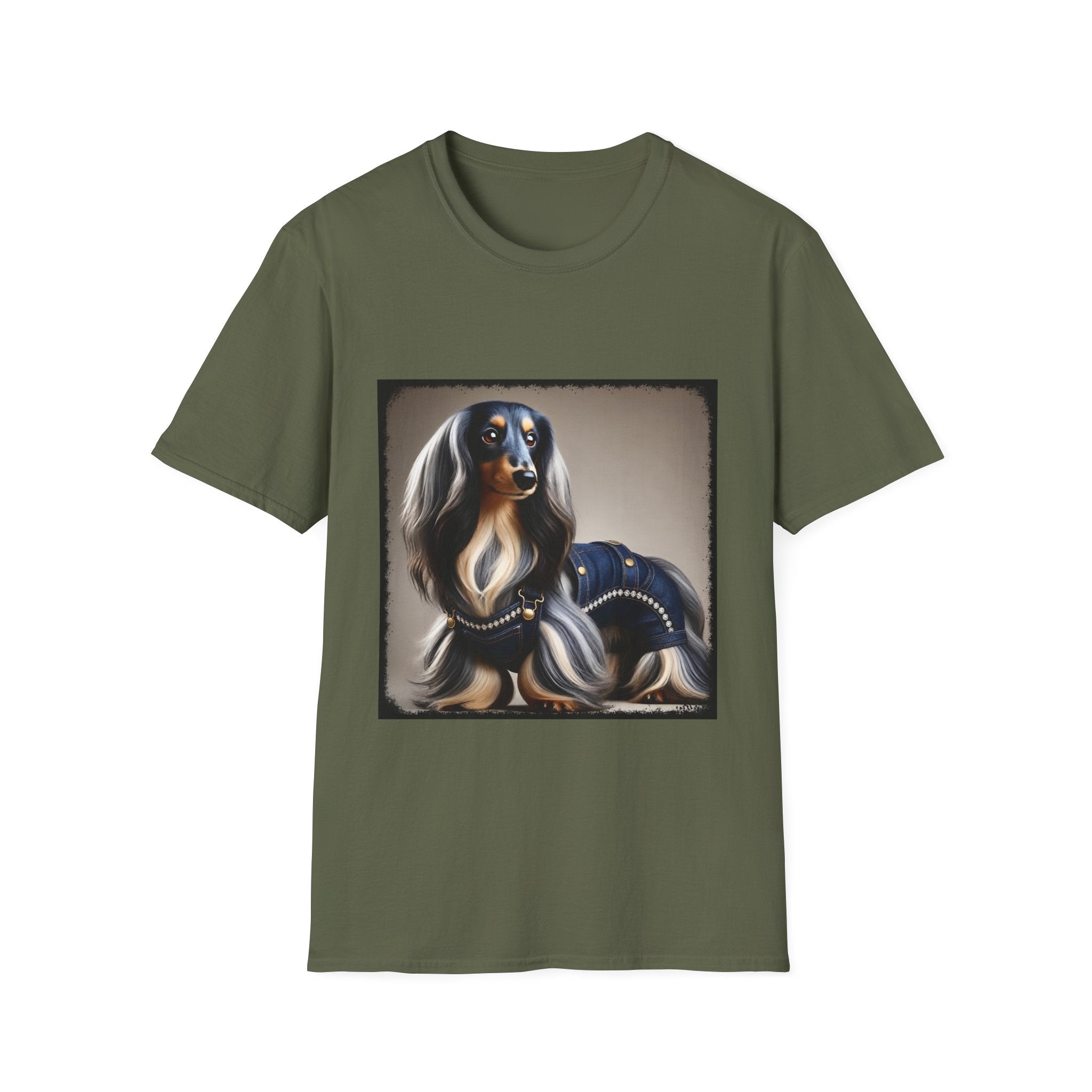 Dachshund Shirt | Denim Diva Dog Lover Tee