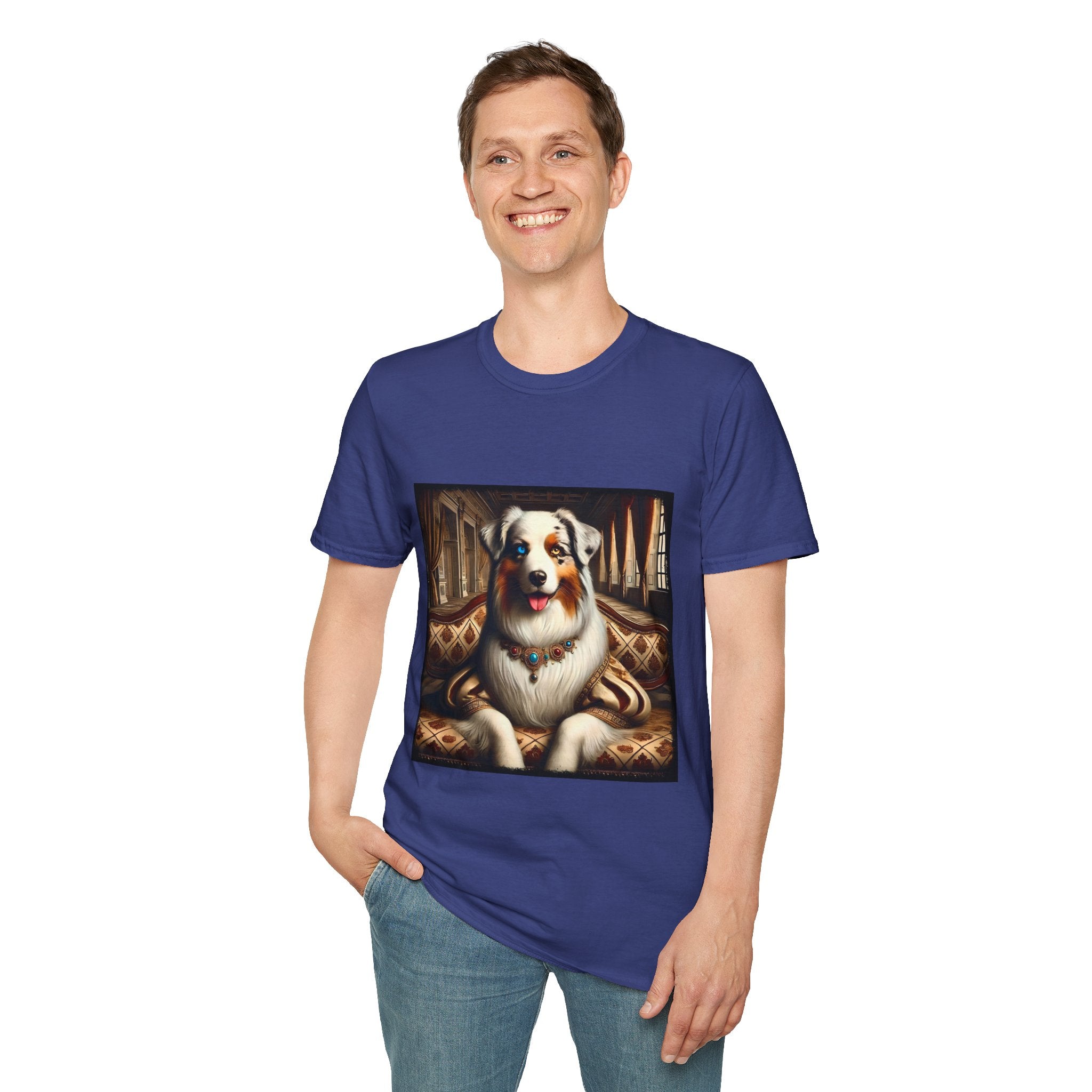 Australian Shepherd Poised Princess | Unisex Dog T-Shirt