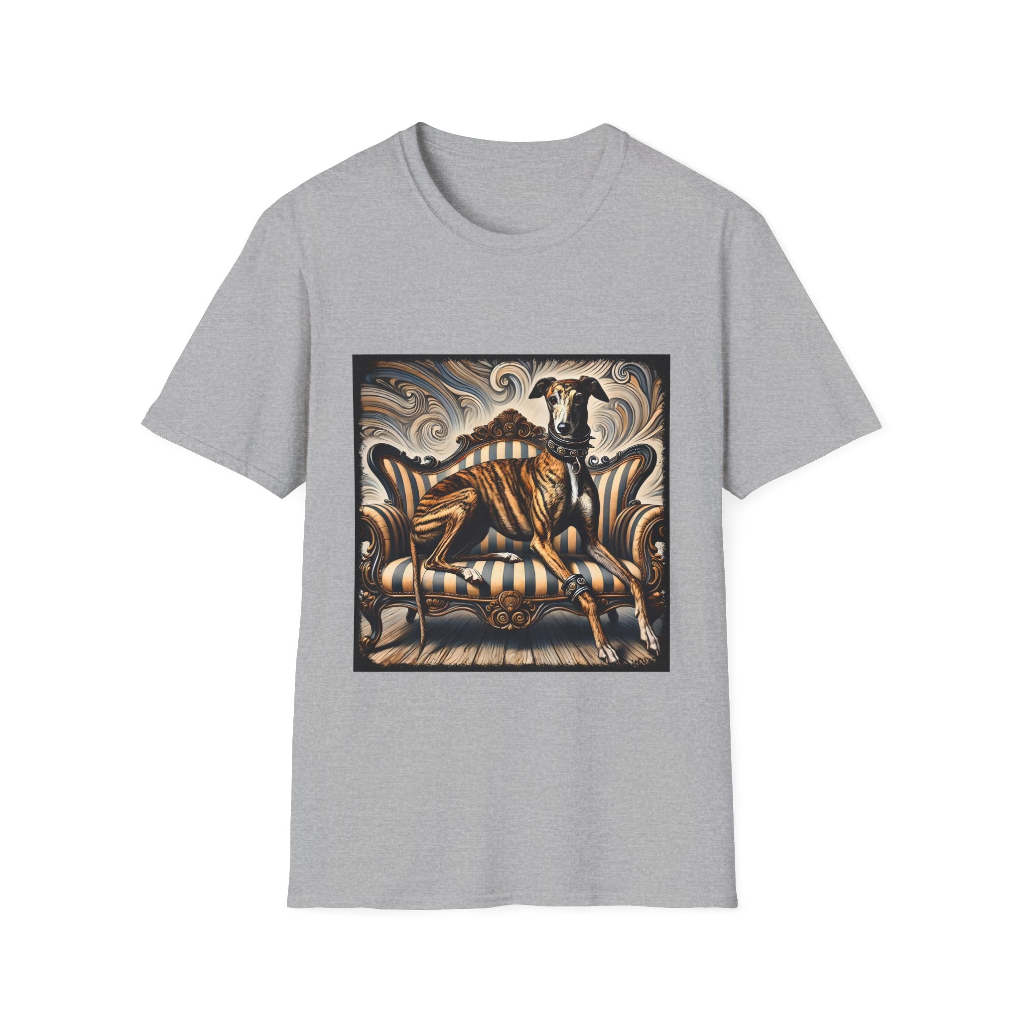 Greyhound Brindle Rocker | Unisex Dog T-Shirt