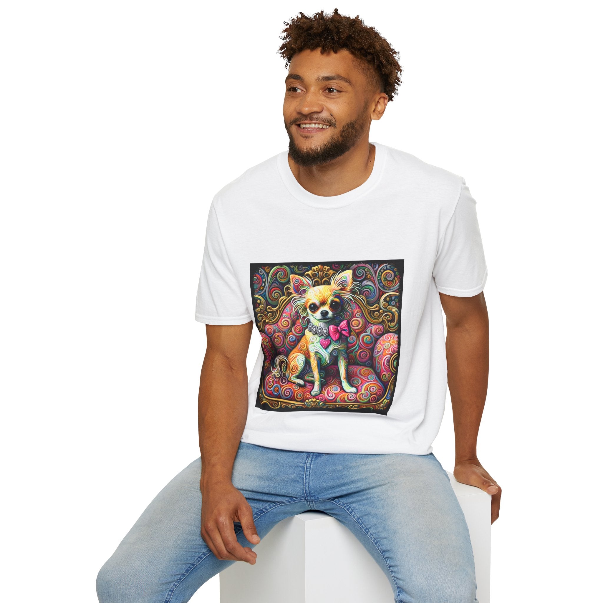 Chihuahua Love Swirl | Unisex Dog T-Shirt