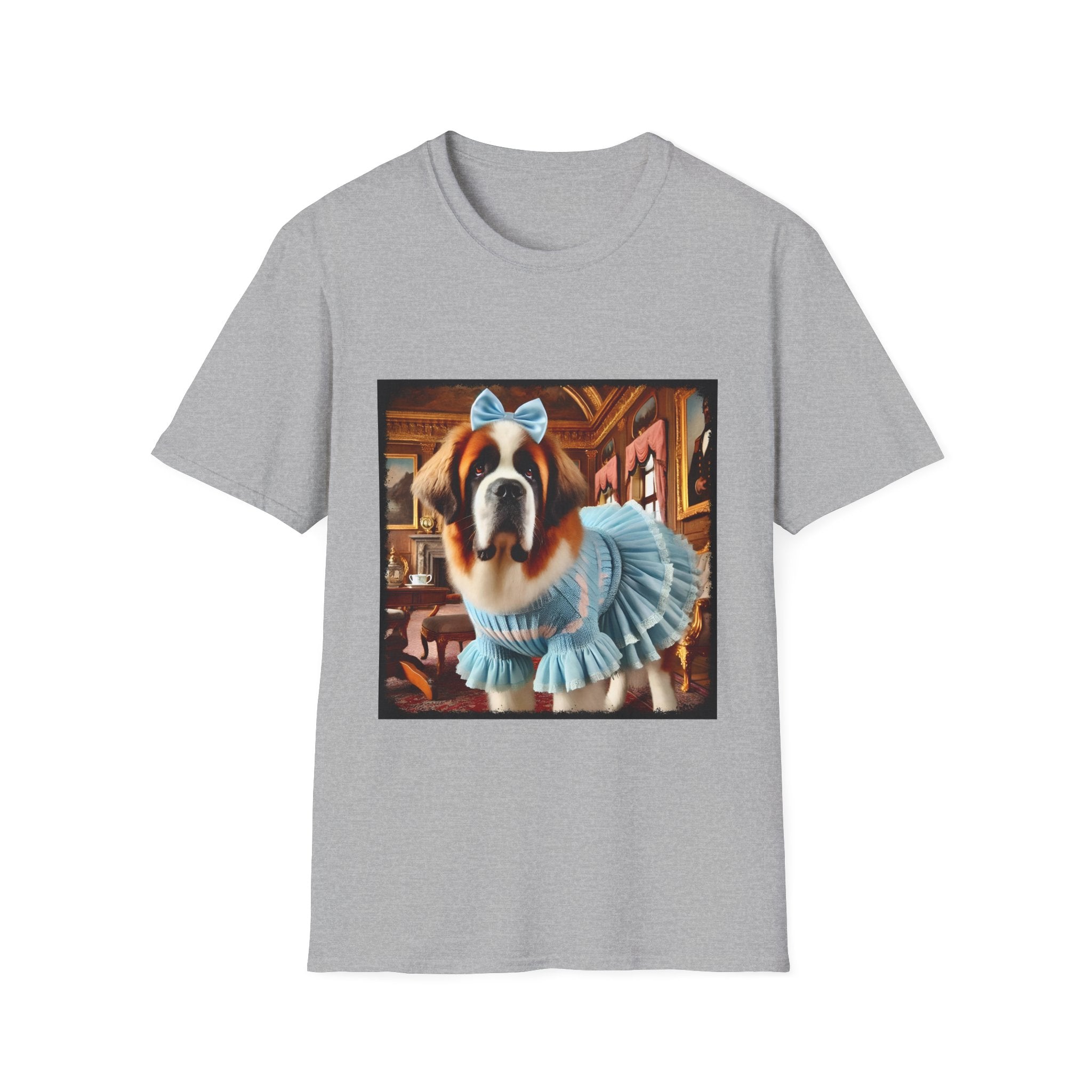 Saint Bernard Posh Pearl | Unisex Dog T-Shirt