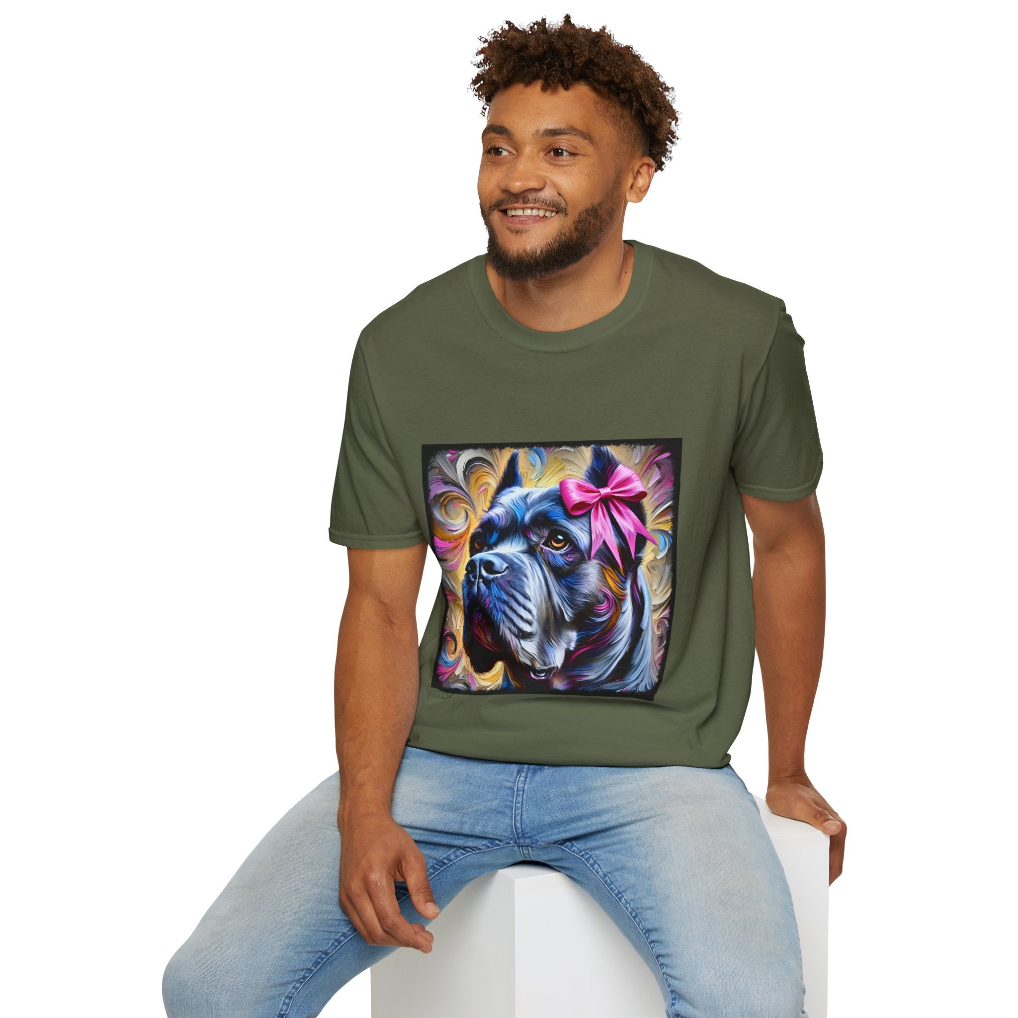 Cane Corso Golden Swirl | Unisex Dog T-Shirt