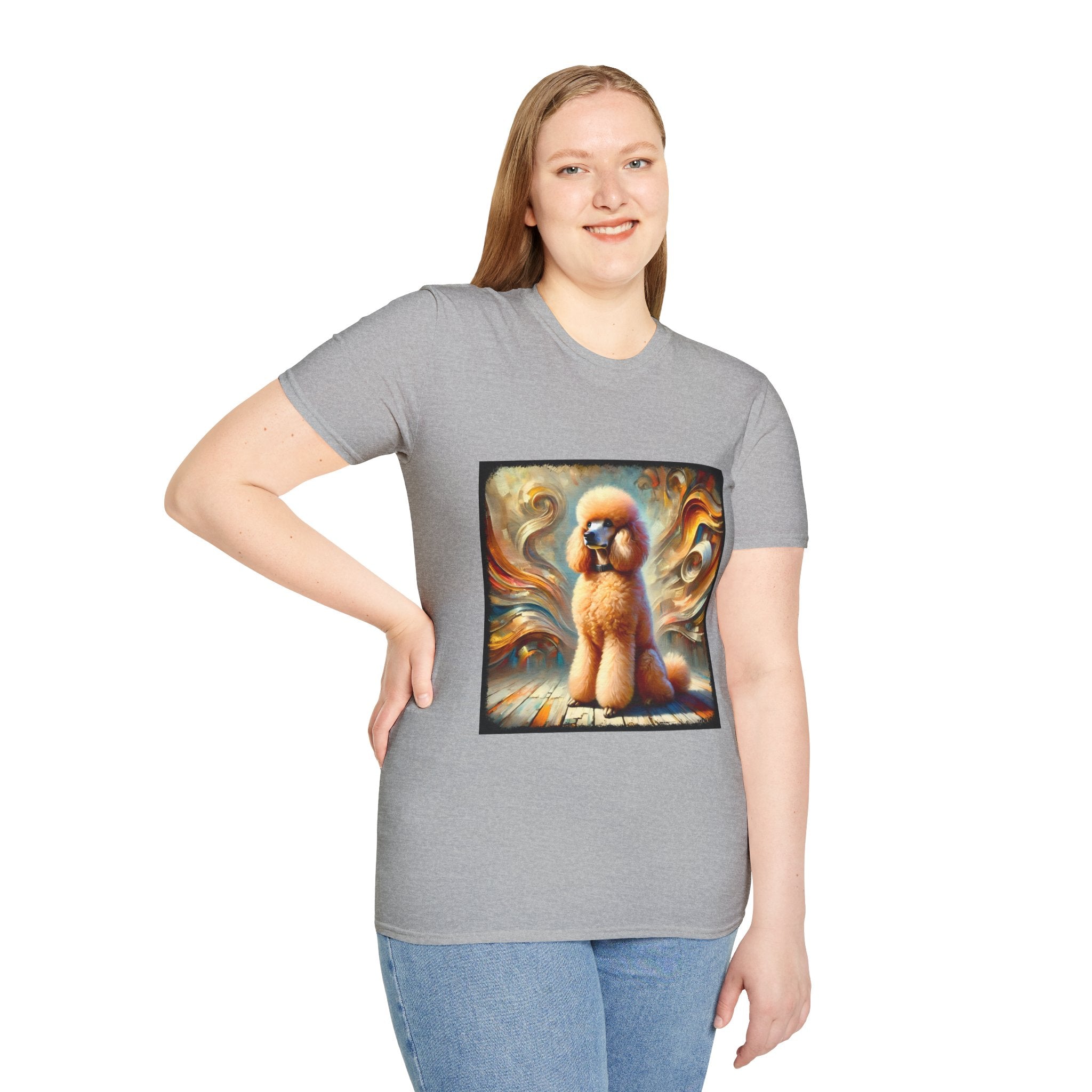 Poodle Golden Swirl | Unisex Dog T-Shirt