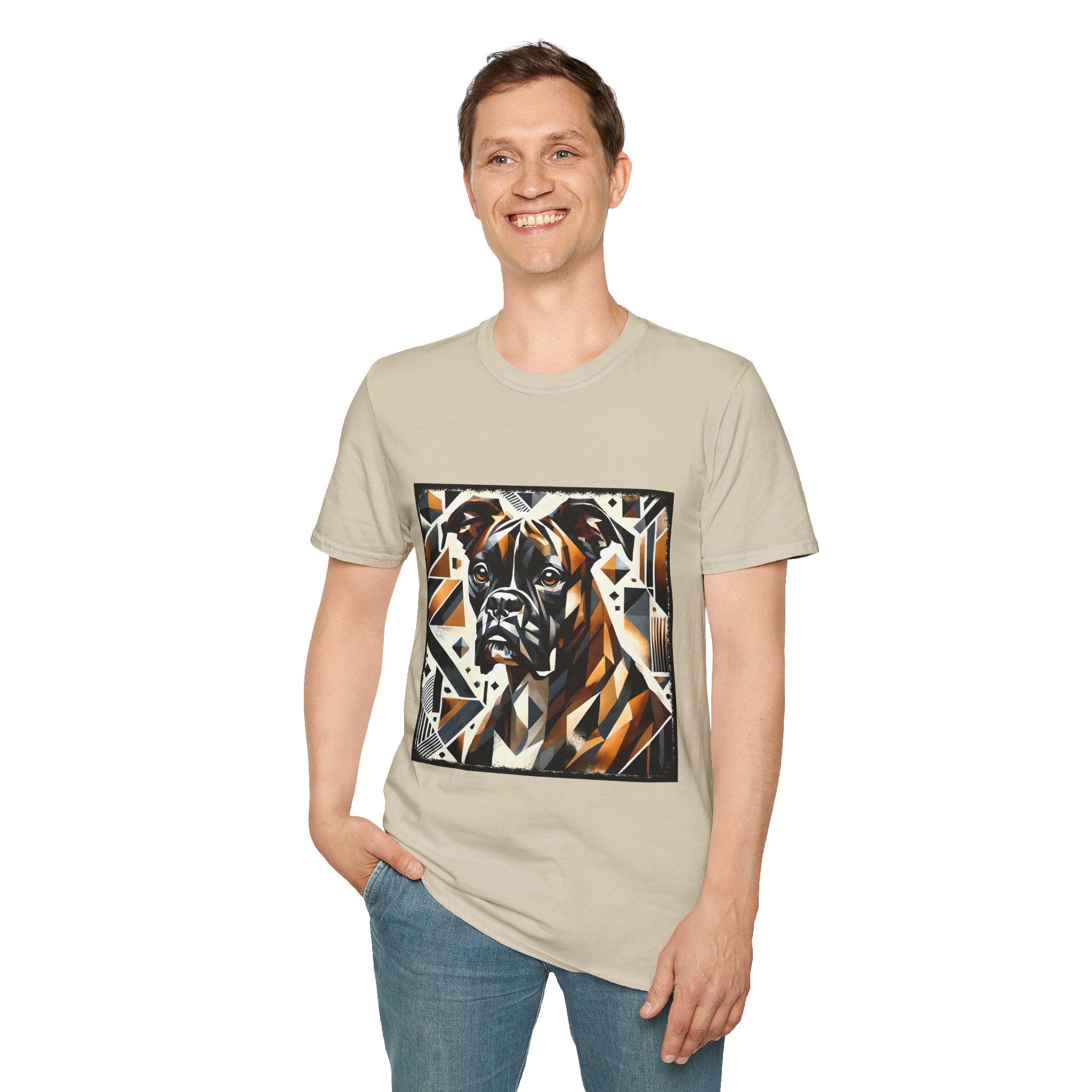 Boxer Warm Geometric | Unisex Dog T-Shirt