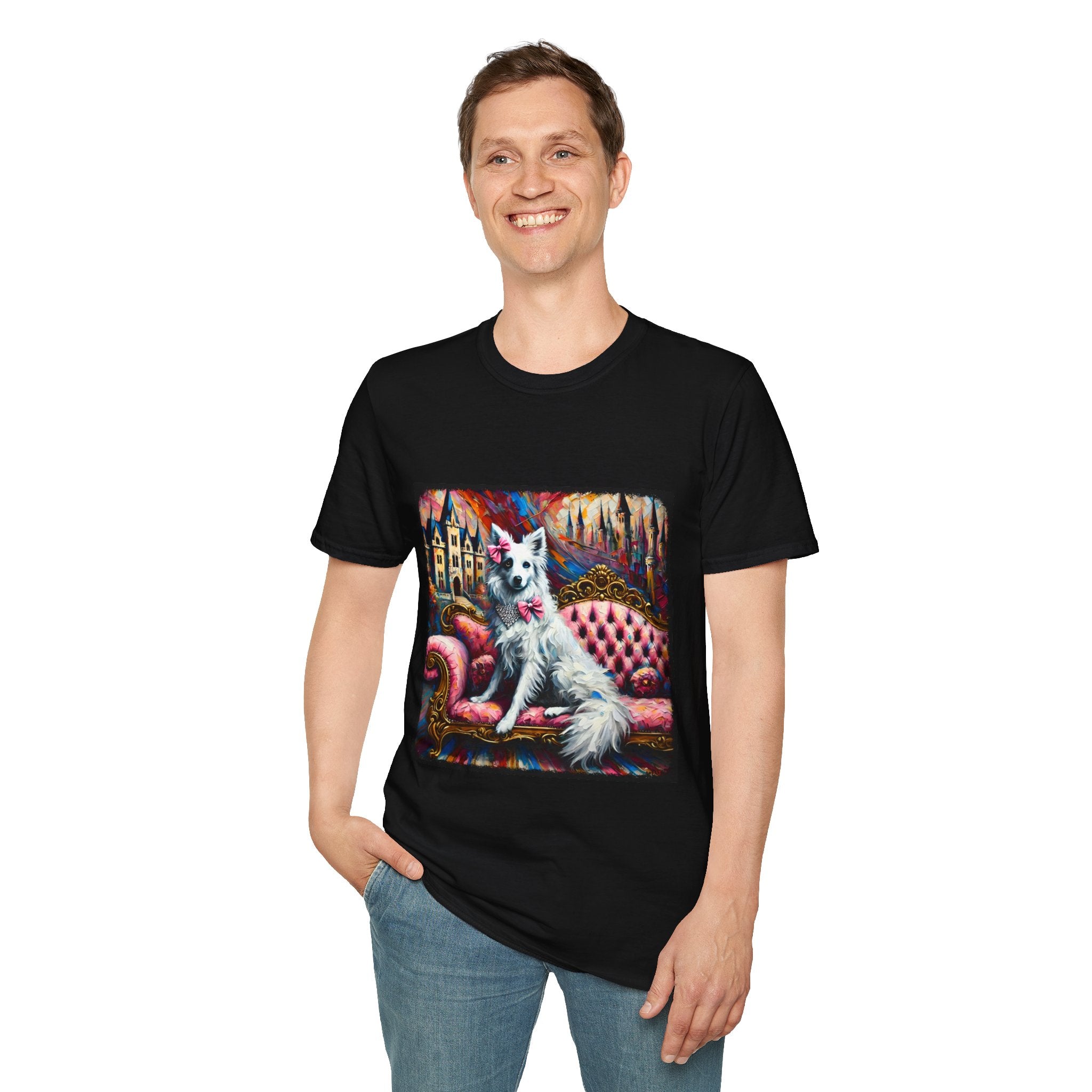 Border Collie Pink Princess Classic | Unisex Dog T-Shirt