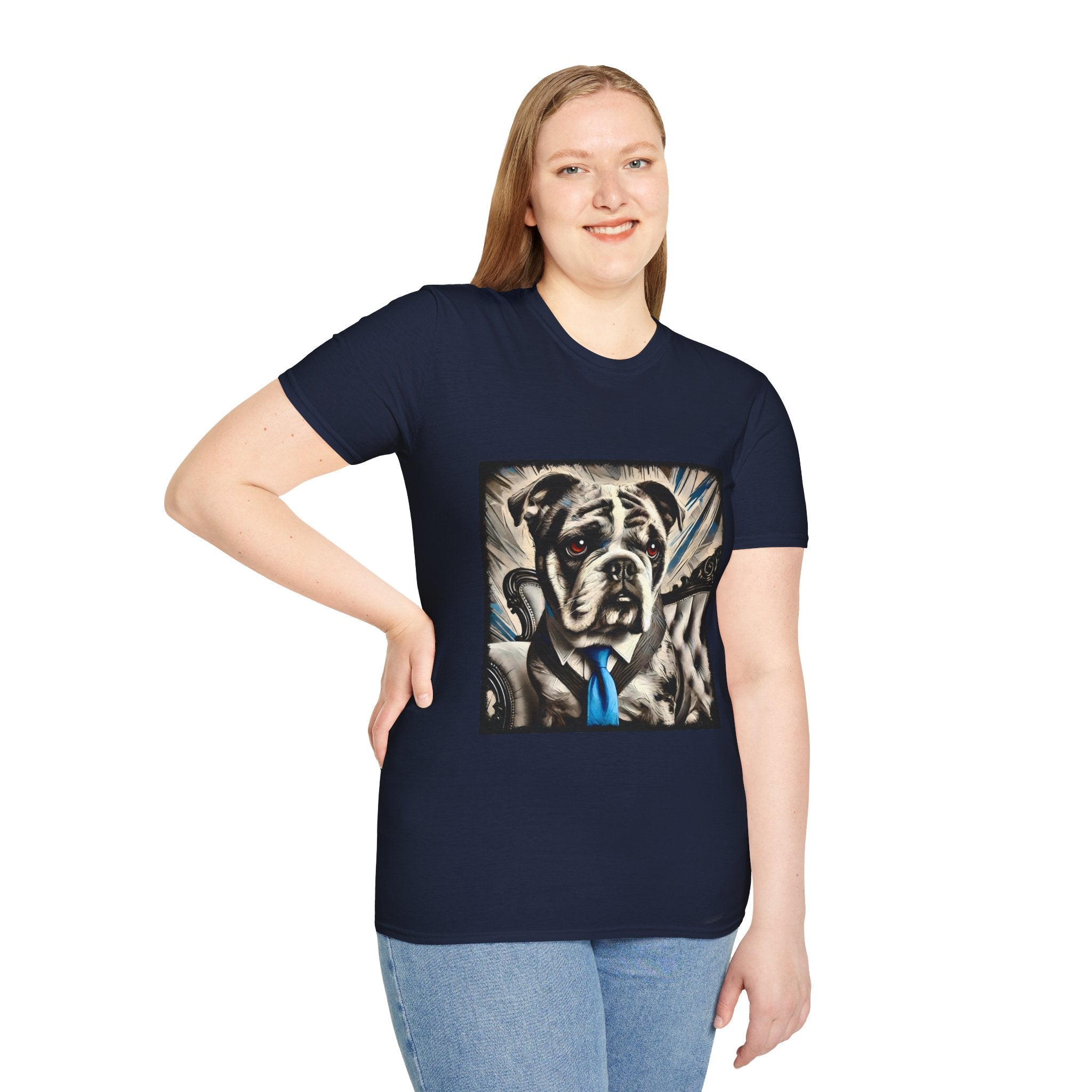 Bulldog Handsome Gent | Unisex Dog T-Shirt