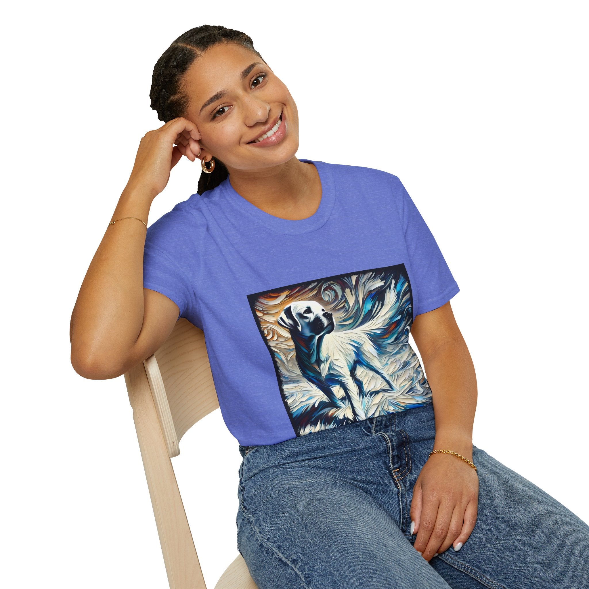 Labrador Retriever Snow Swirl | Unisex Dog T-Shirt