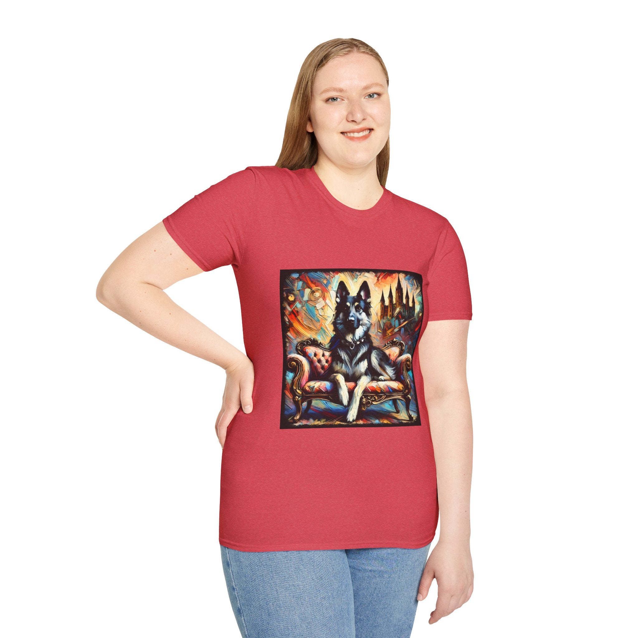 German Shepherd Vibrant Classic | Unisex Dog T-Shirt
