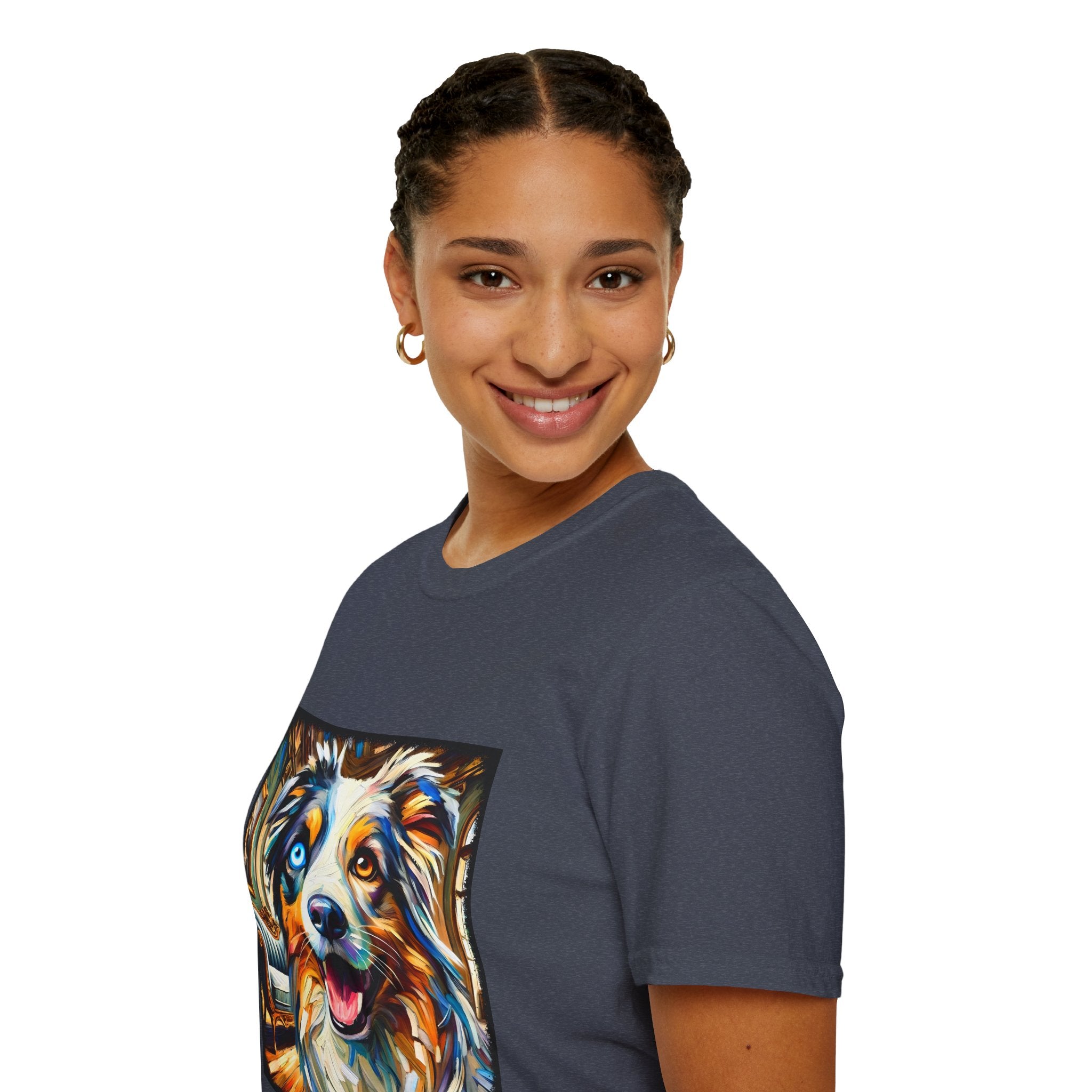Australian Shepherd Blissful Swirl | Unisex Dog T-Shirt
