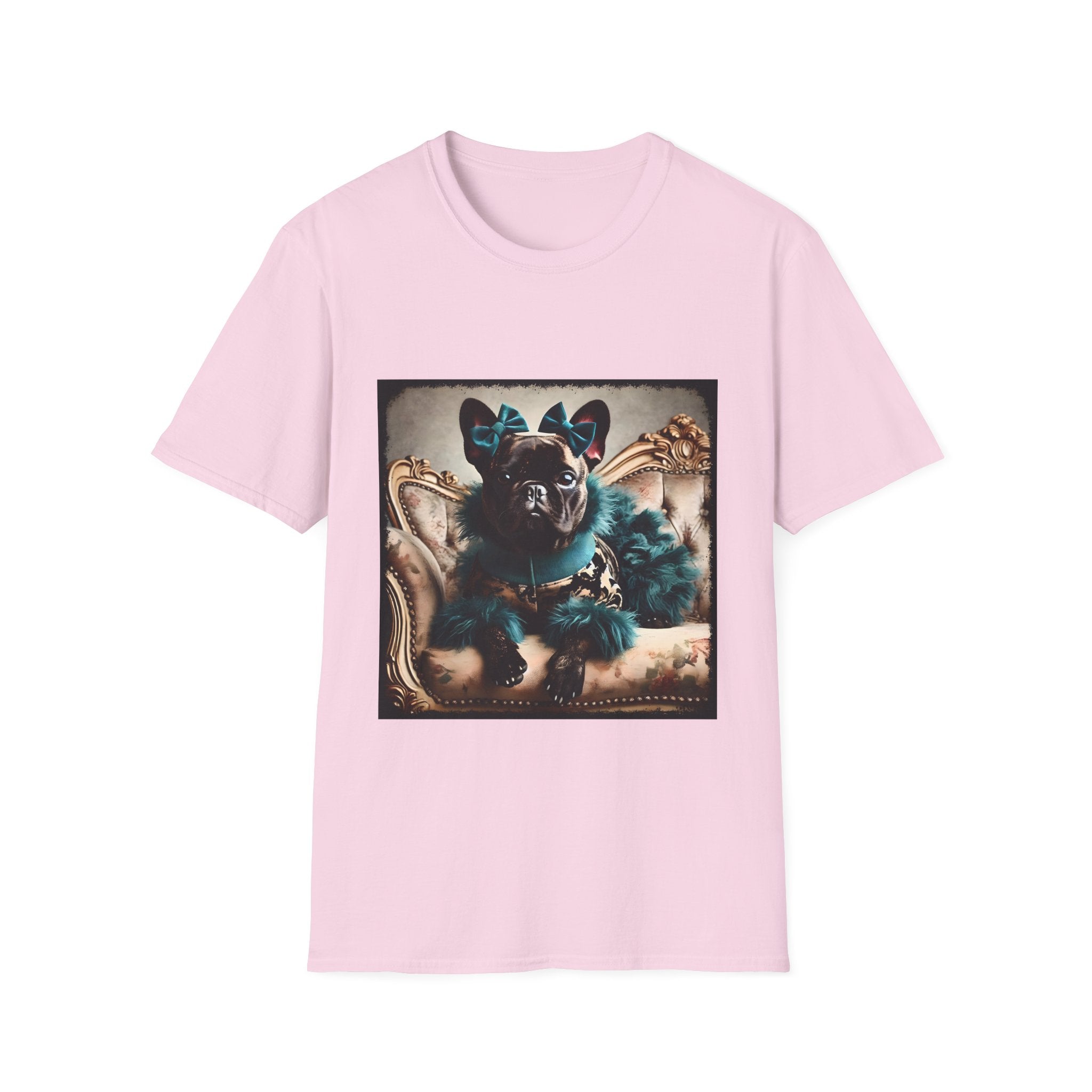 French Bulldog Shirt | Faux Fur Fashionista Dog Lover Tee