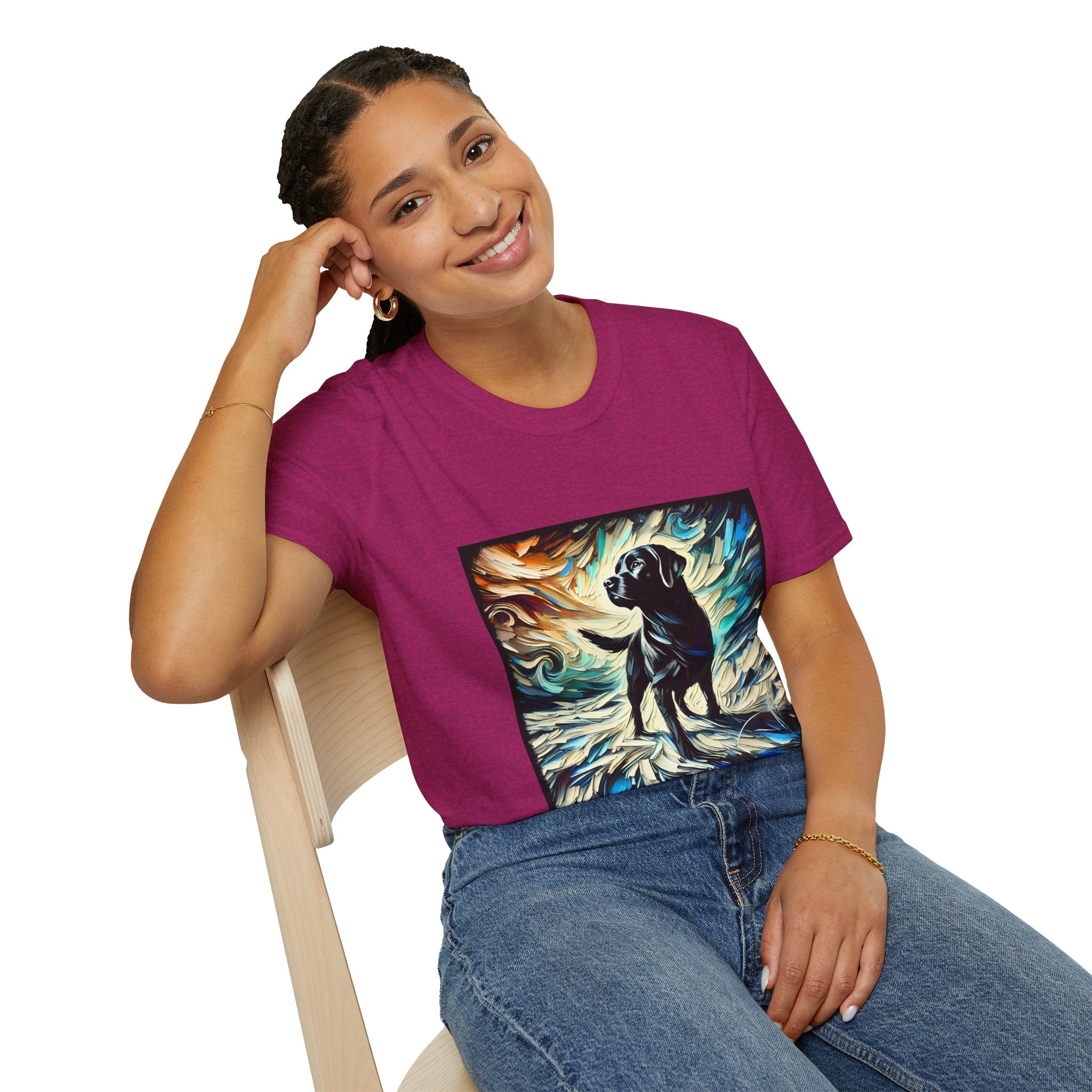 Labrador Retriever Snow Swirl | Unisex Dog T-Shirt