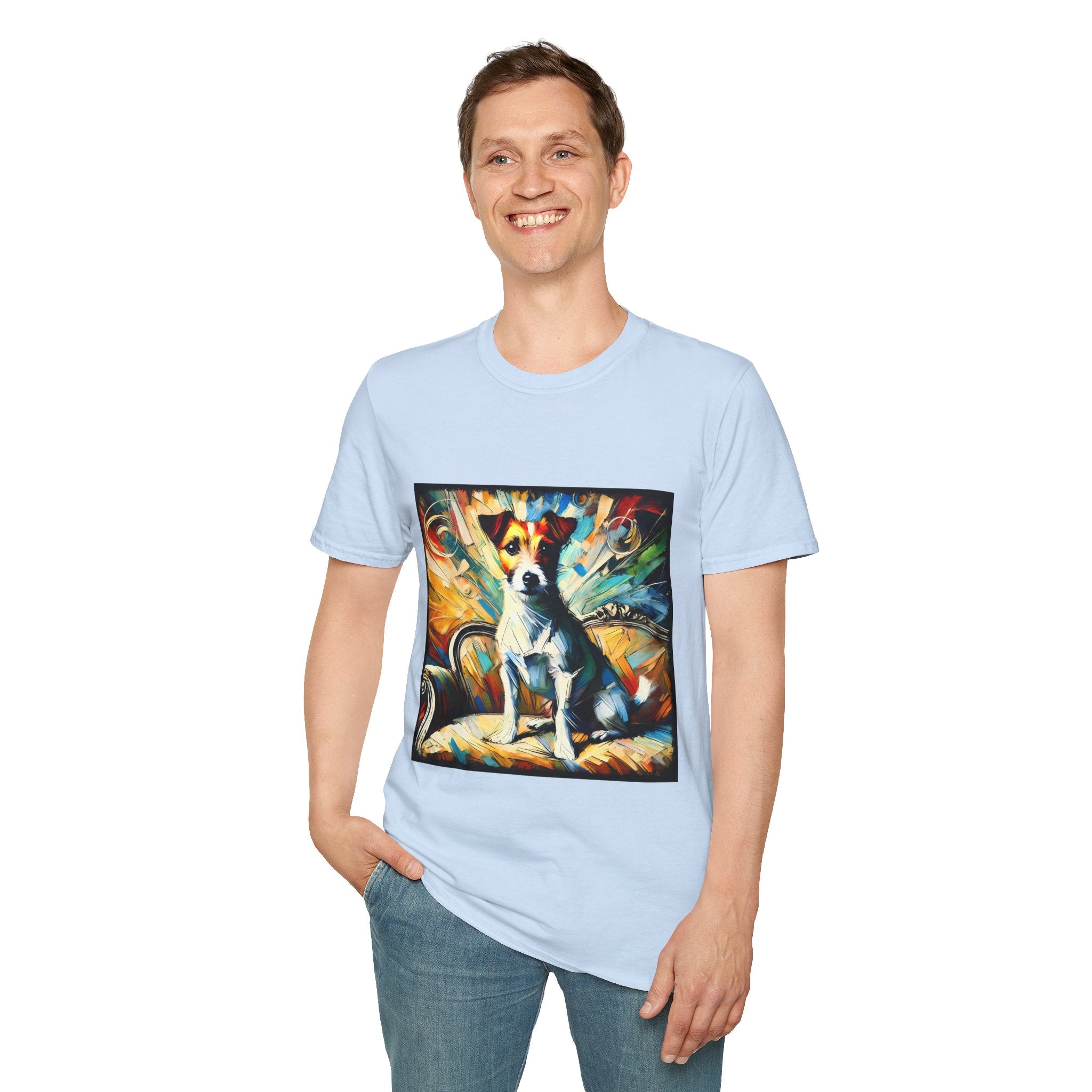 Jack Russell Terrier Multicolored Classic | Unisex Dog T-Shirt
