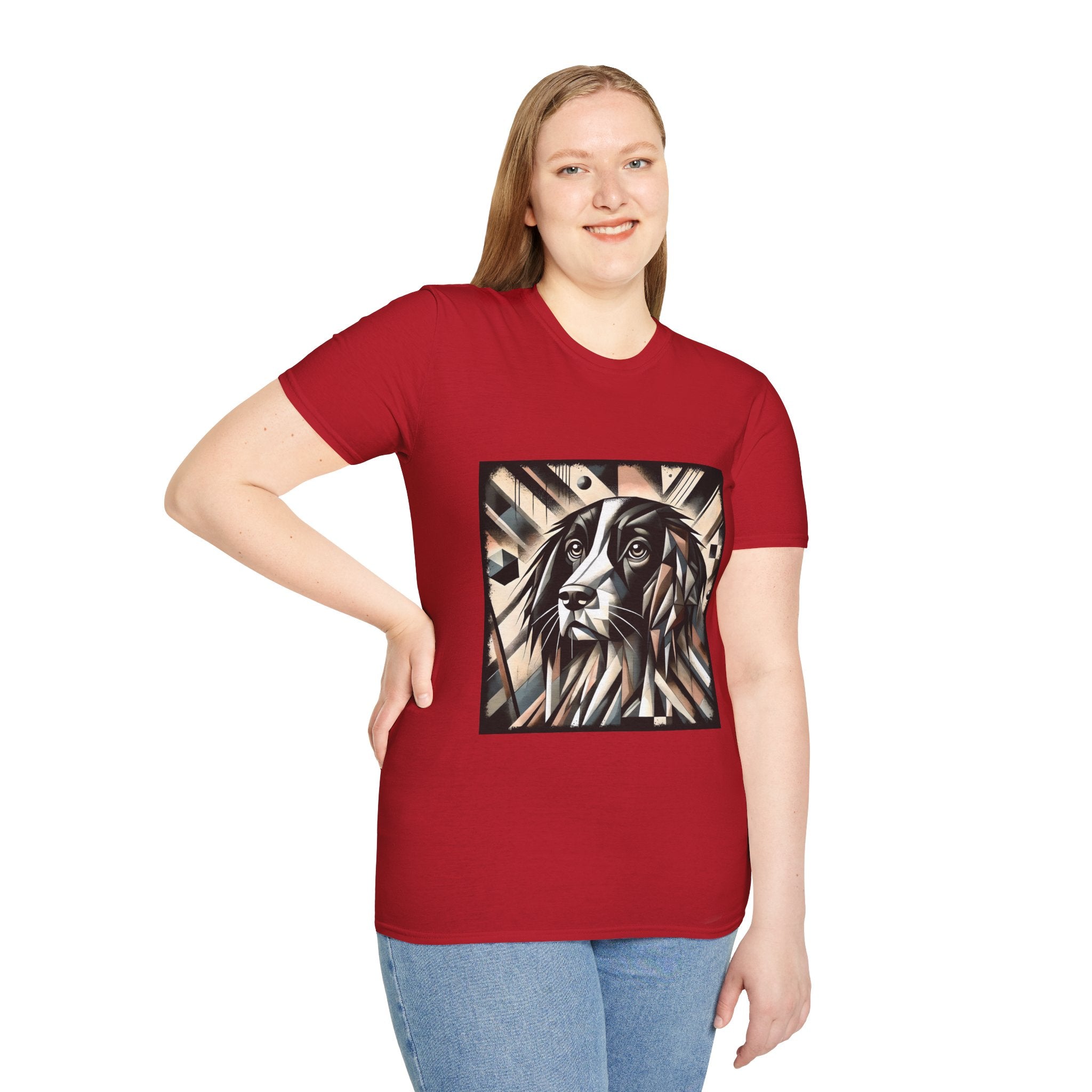 English Springer Spaniel Bold Geometric | Unisex Dog T-Shirt