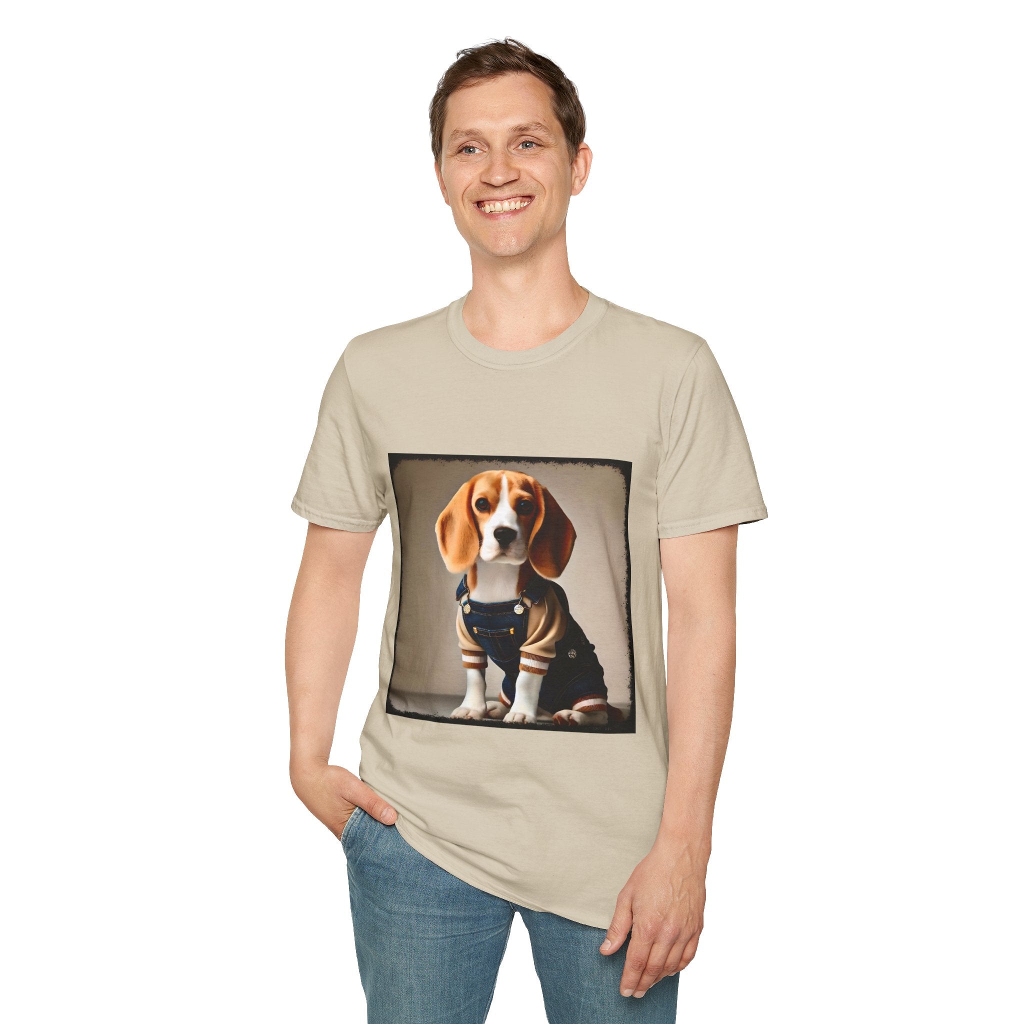 Beagle Denim Doll | Unisex Dog T-Shirt