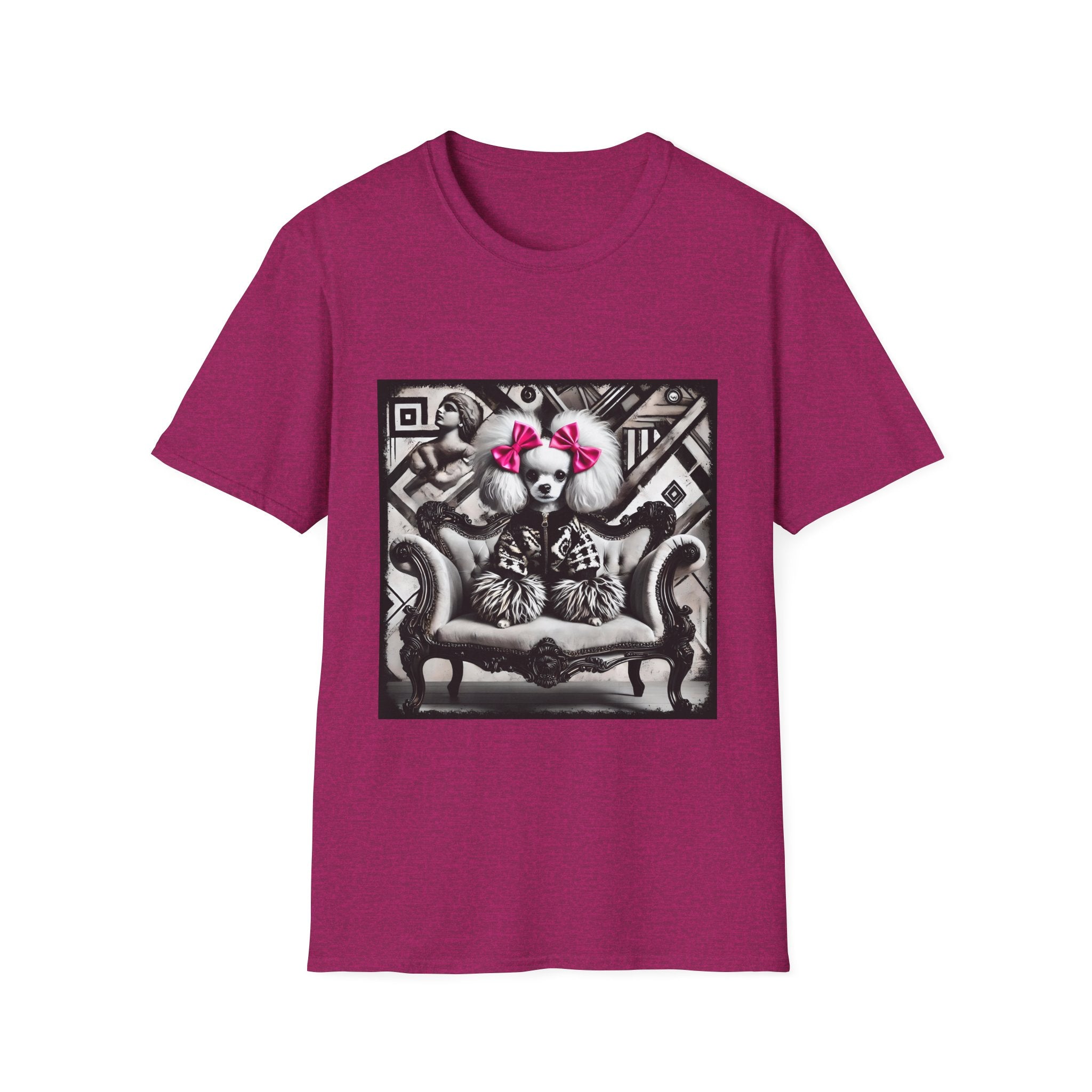 Poodle B&W Statement Maker | Unisex Dog T-Shirt