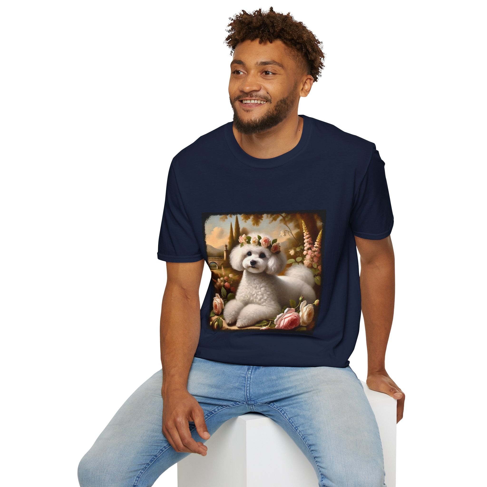Poodle Botanical Beauty | Unisex Dog T-Shirt
