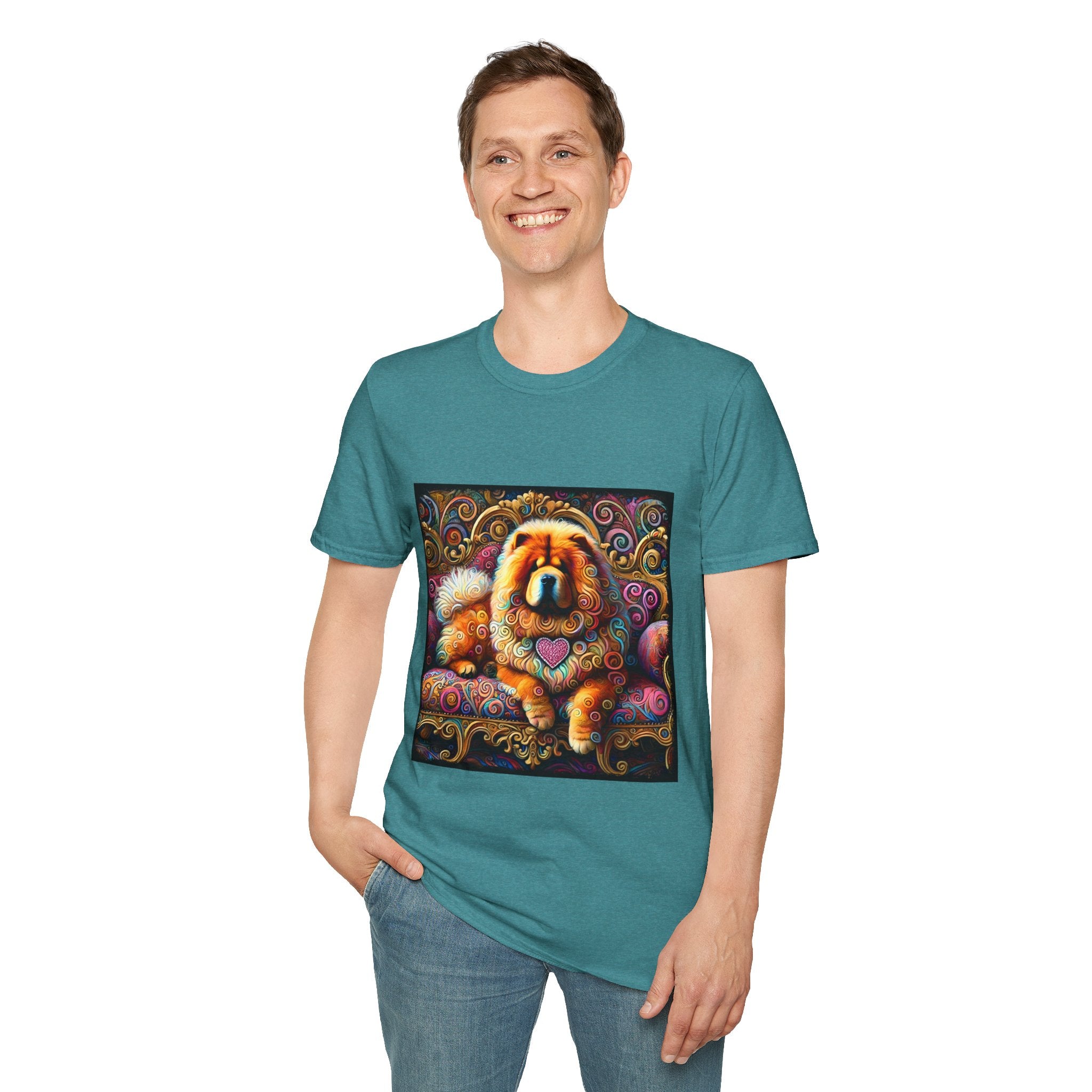 Chow Chow Love Swirl | Unisex Dog T-Shirt