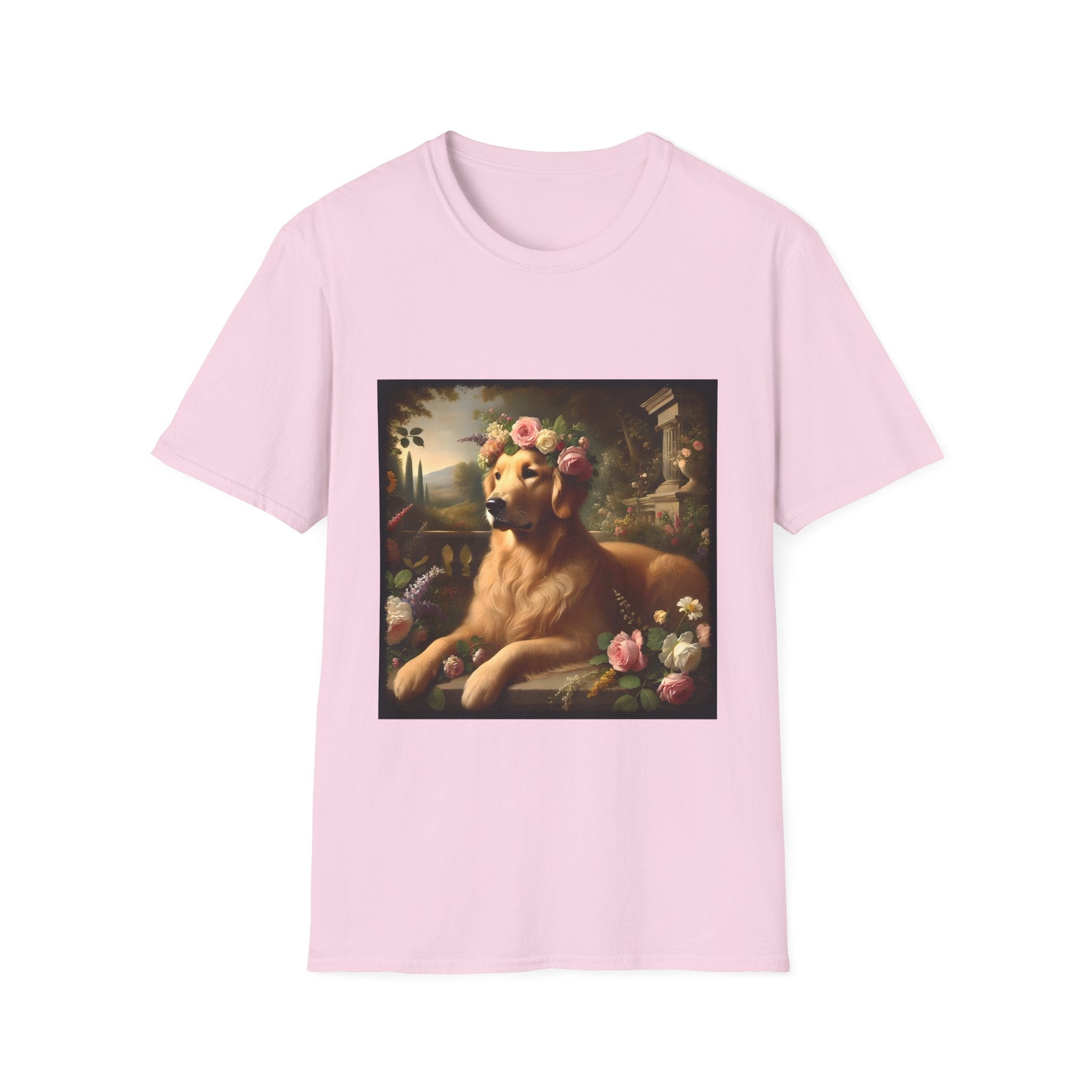Golden Retriever Shirt | Botanical Beauty Dog Lover Tee