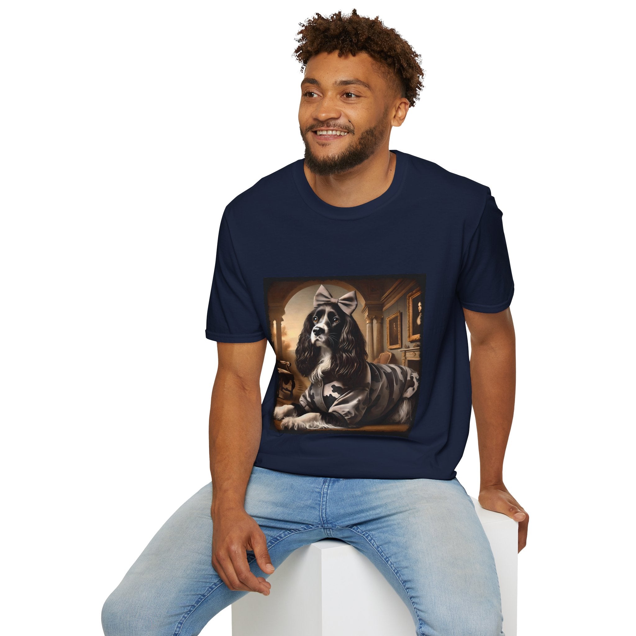 English Springer Spaniel Camo Cutie | Unisex Dog T-Shirt